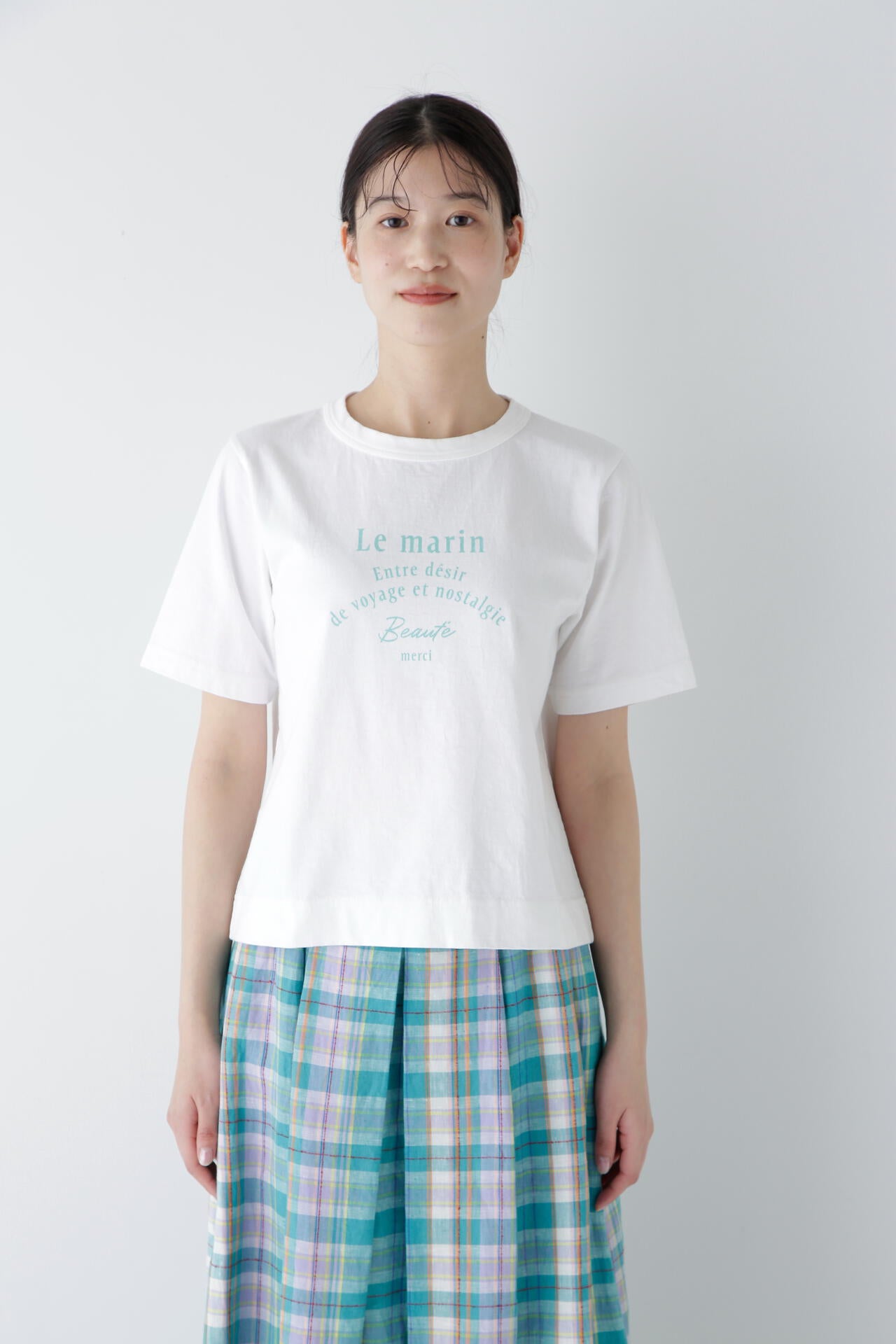 リサイクルコットン度詰天竺Tシャツ