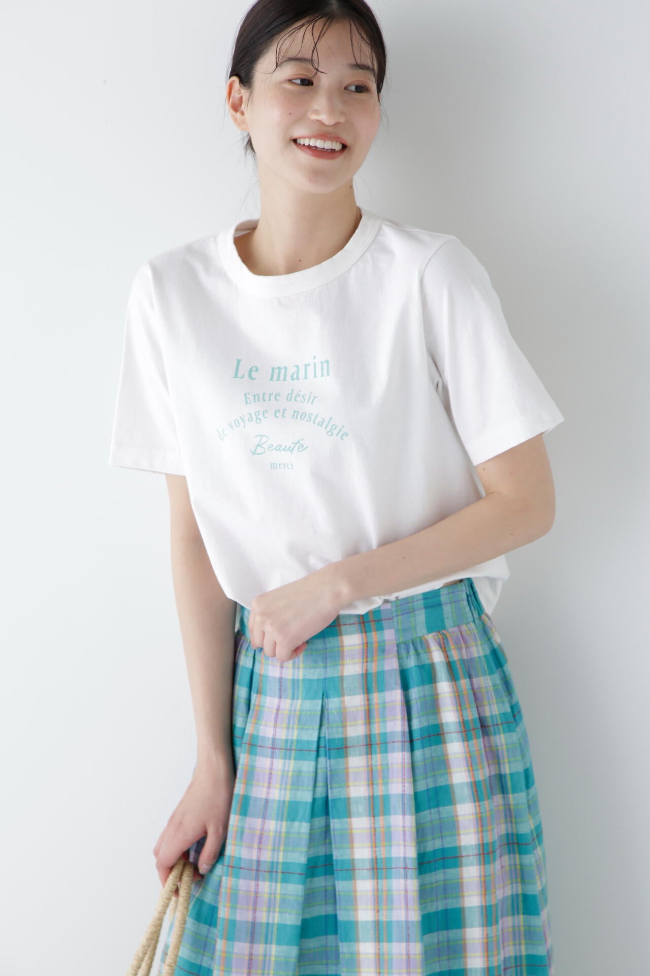 リサイクルコットン度詰天竺Tシャツ