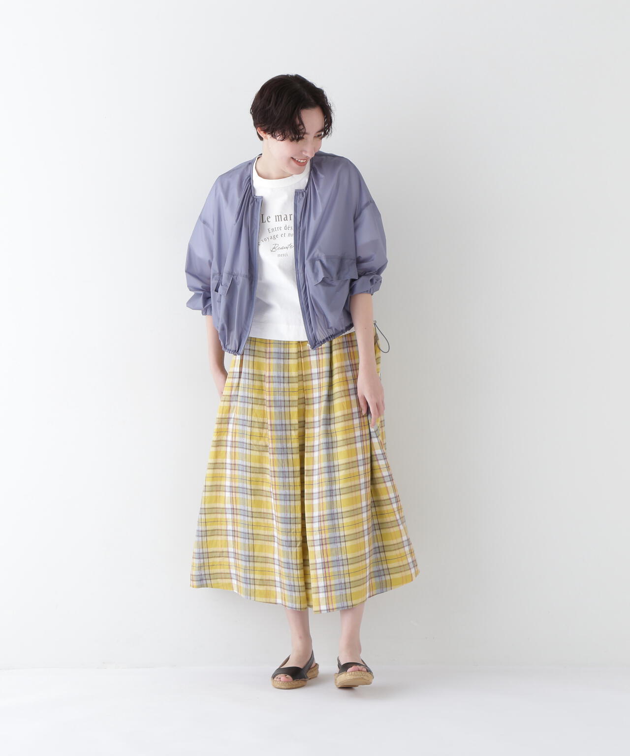 リサイクルコットン度詰天竺Tシャツ