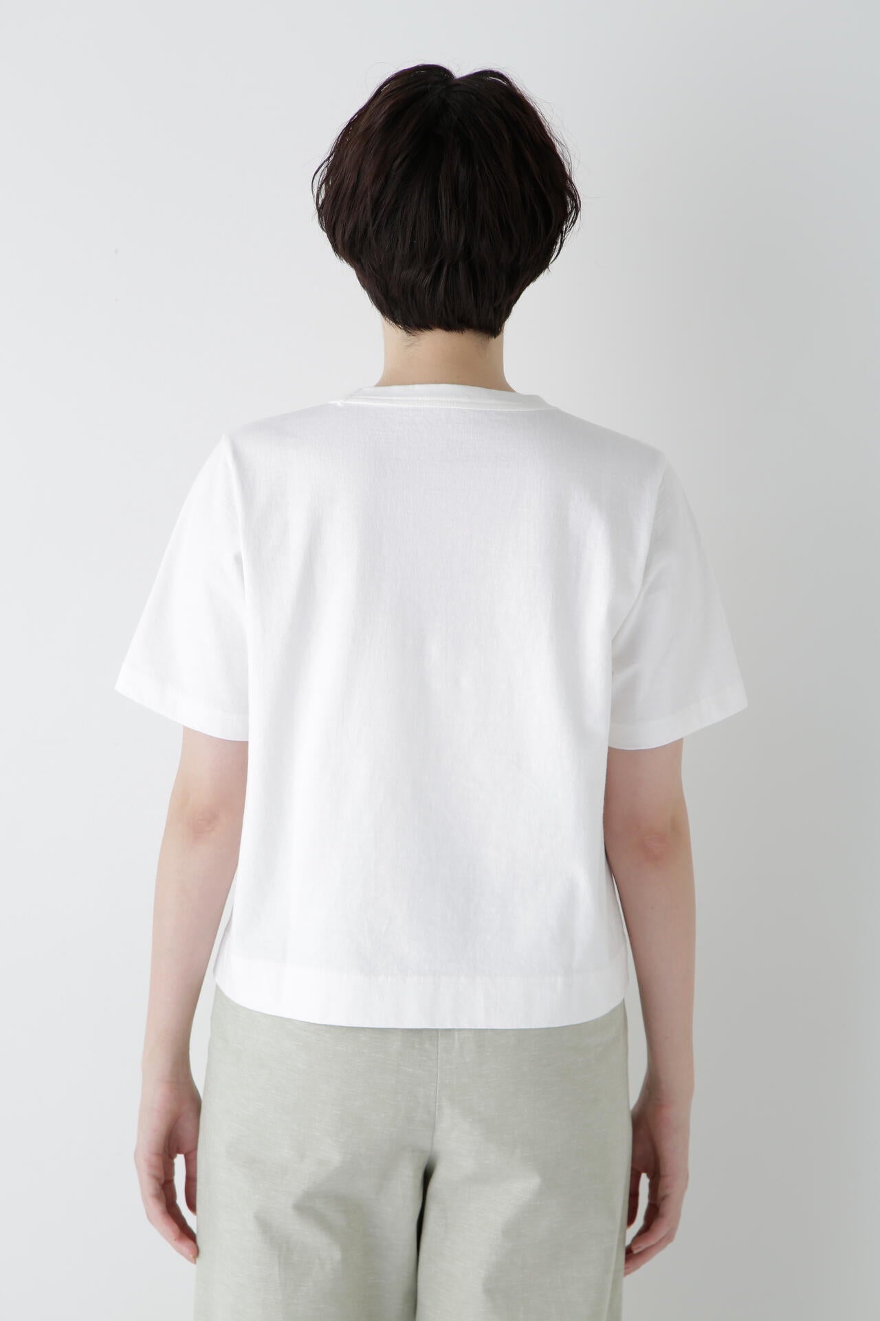 リサイクルコットン度詰天竺Tシャツ