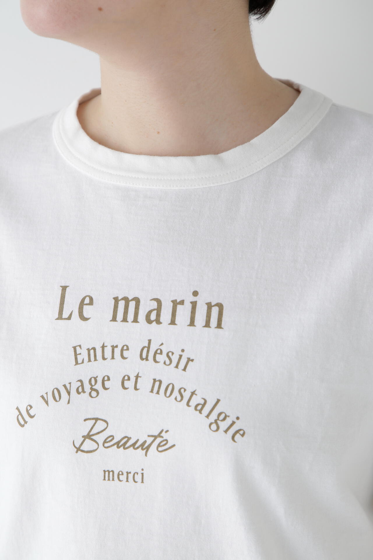 リサイクルコットン度詰天竺Tシャツ