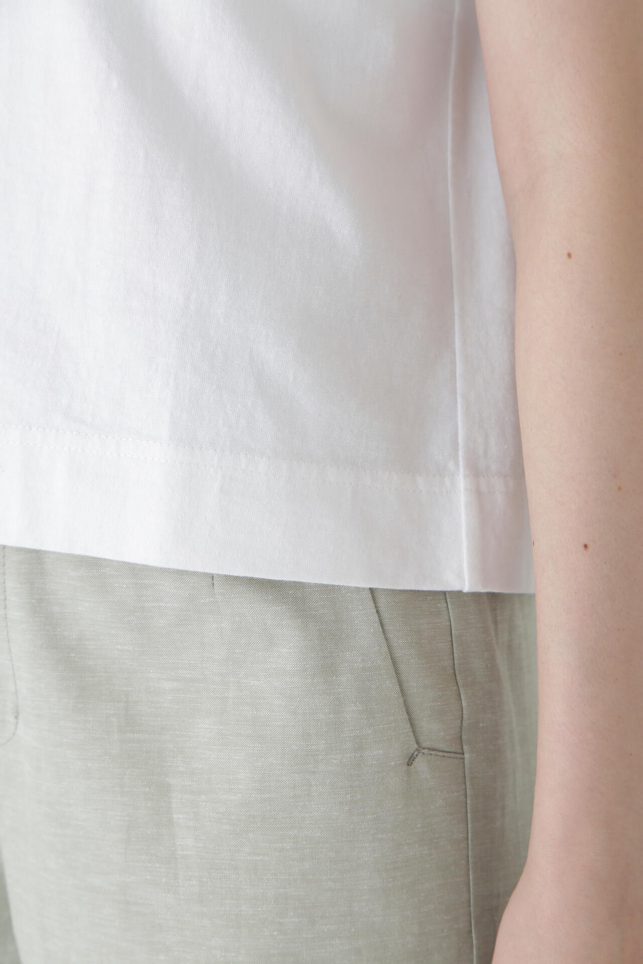 リサイクルコットン度詰天竺Tシャツ