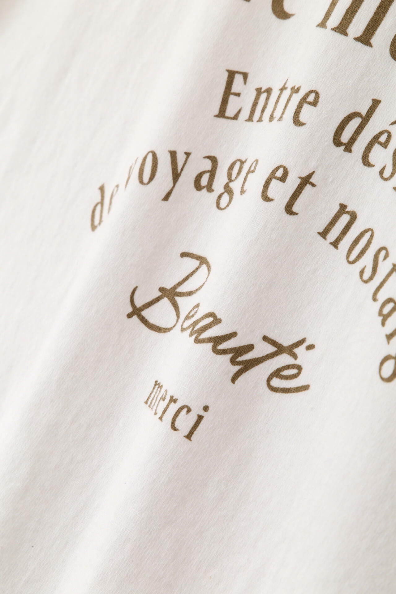 リサイクルコットン度詰天竺Tシャツ