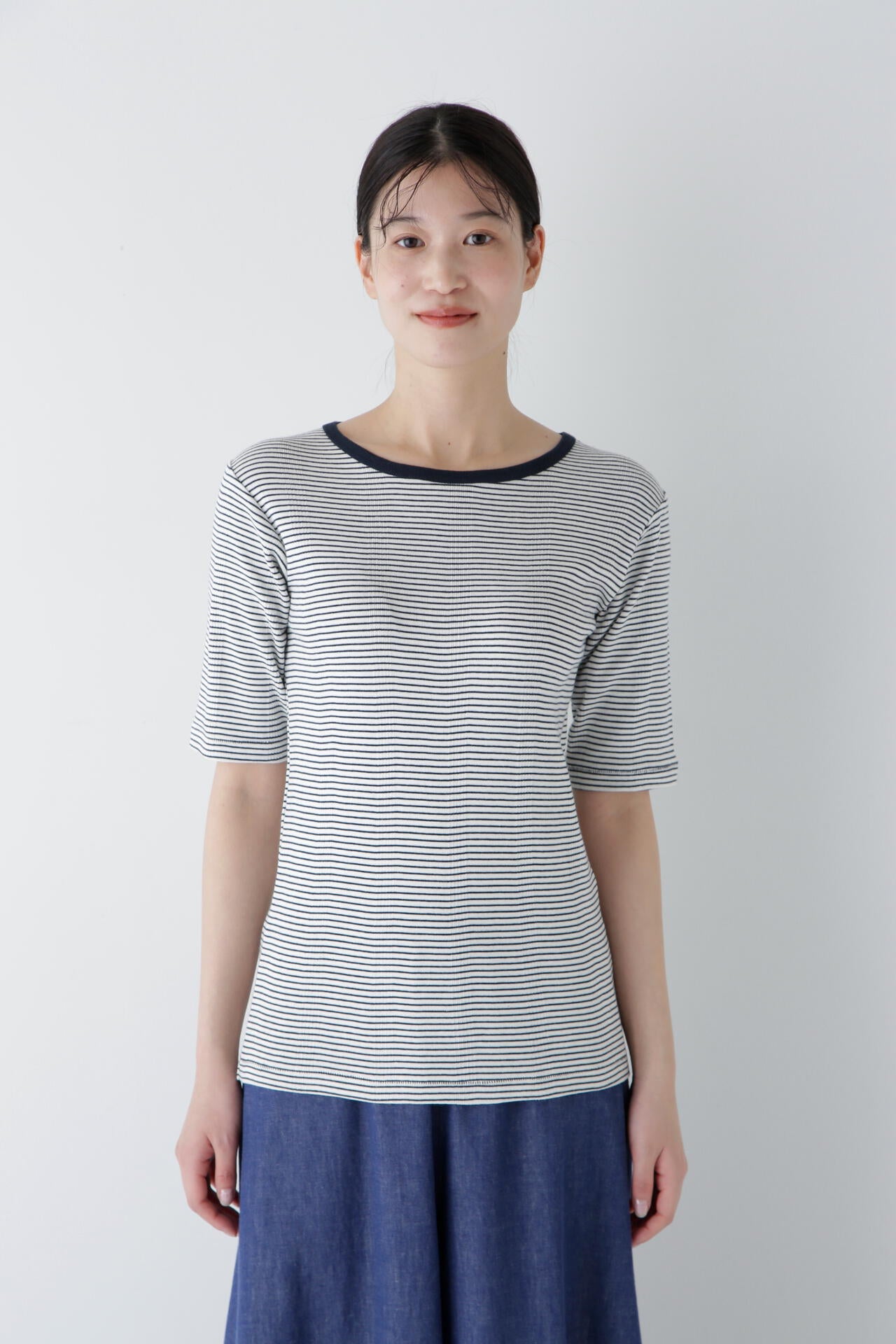 【Millerコラボ】リブクルーTシャツ