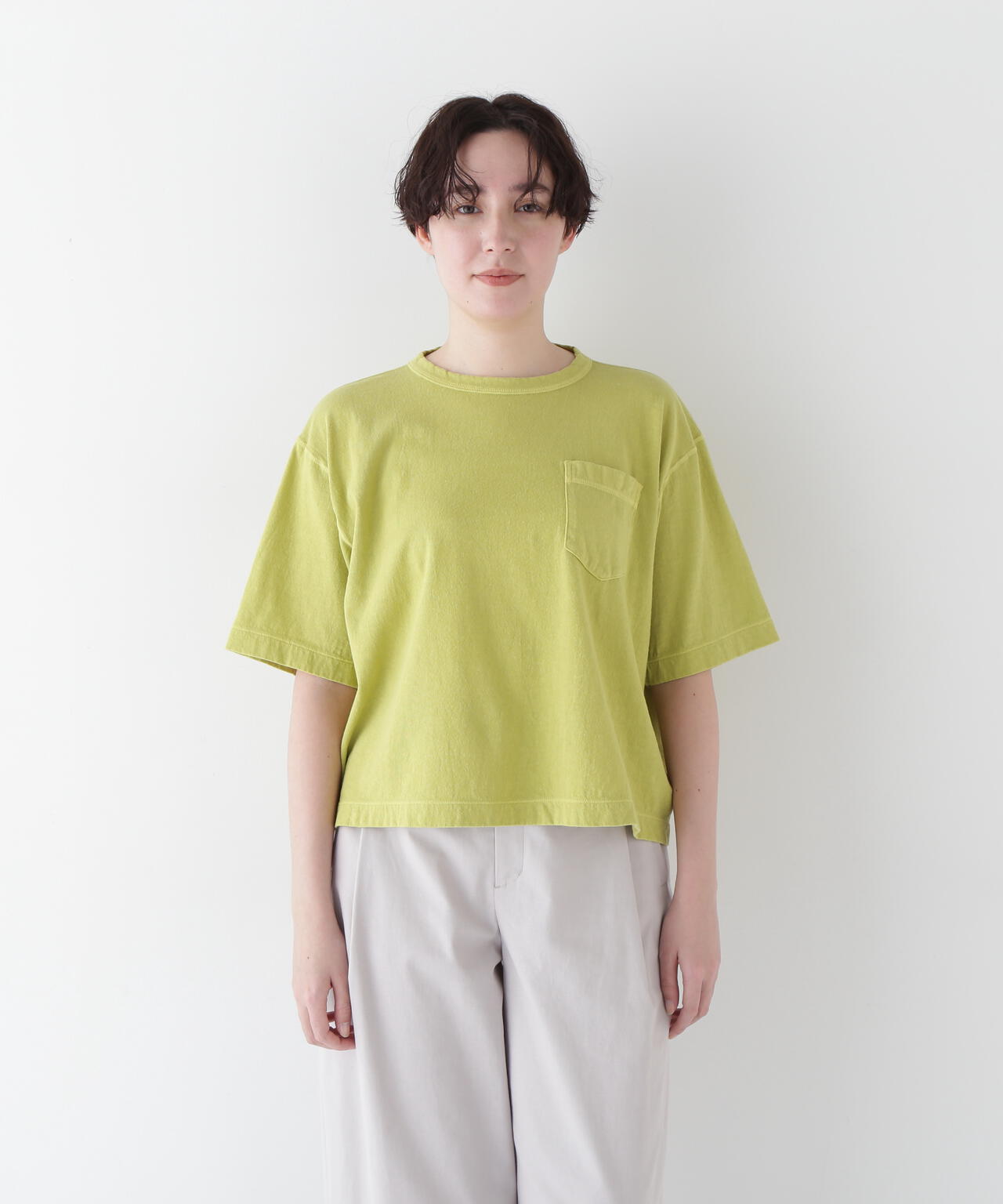 【WEB・一部店舗限定】ラフィ天竺製品染めTシャツ