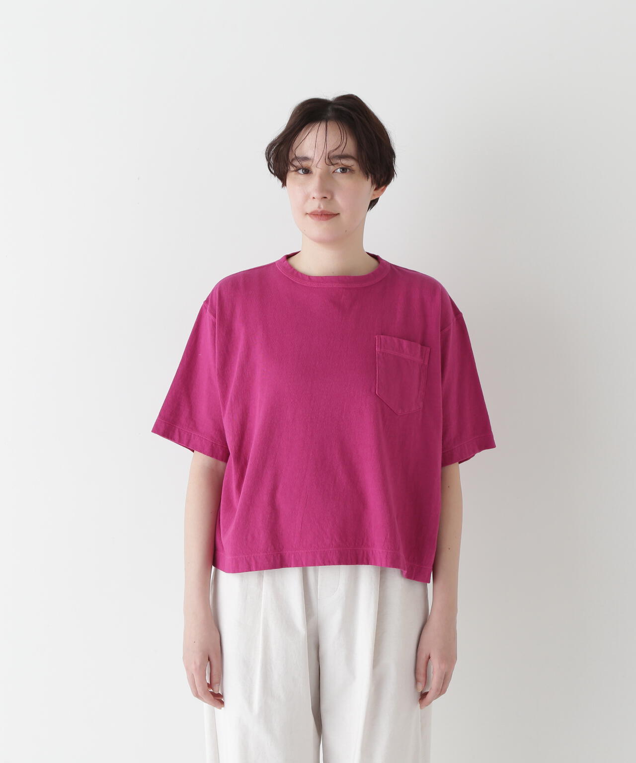 【WEB・一部店舗限定】ラフィ天竺製品染めTシャツ
