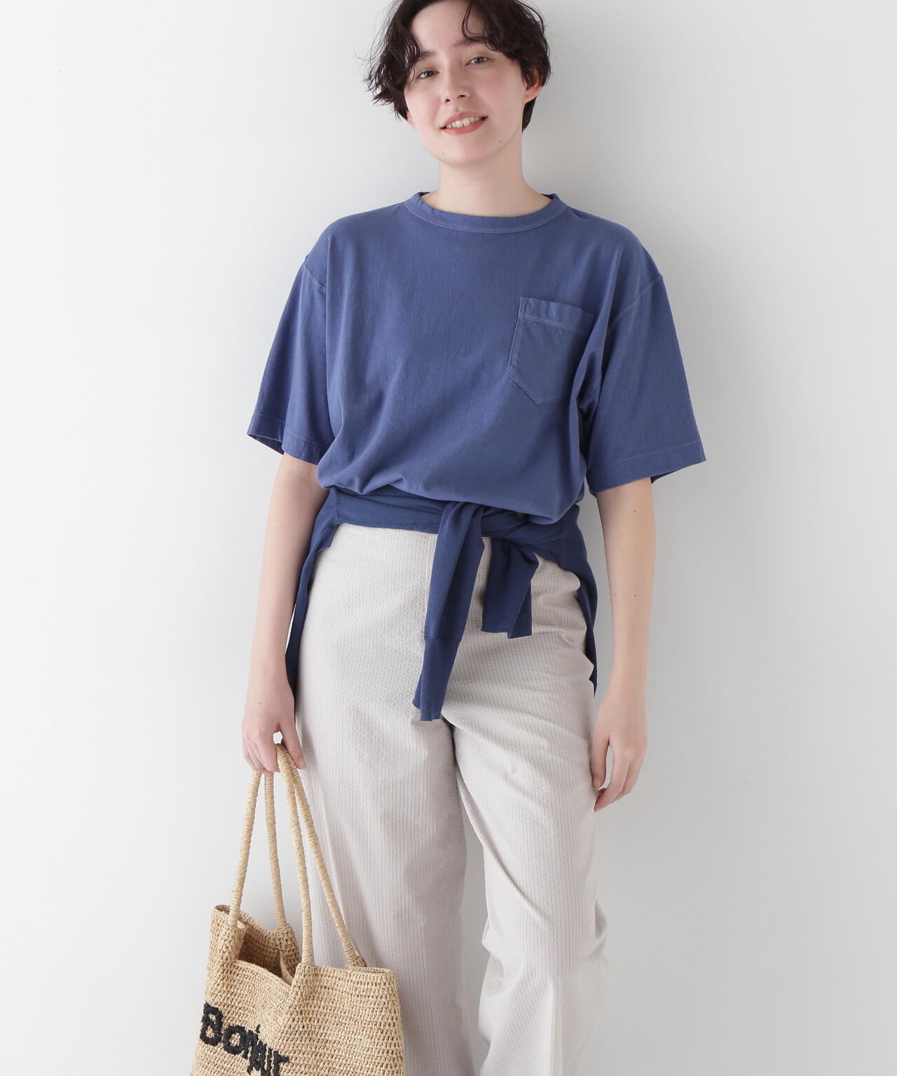 【WEB・一部店舗限定】ラフィ天竺製品染めTシャツ