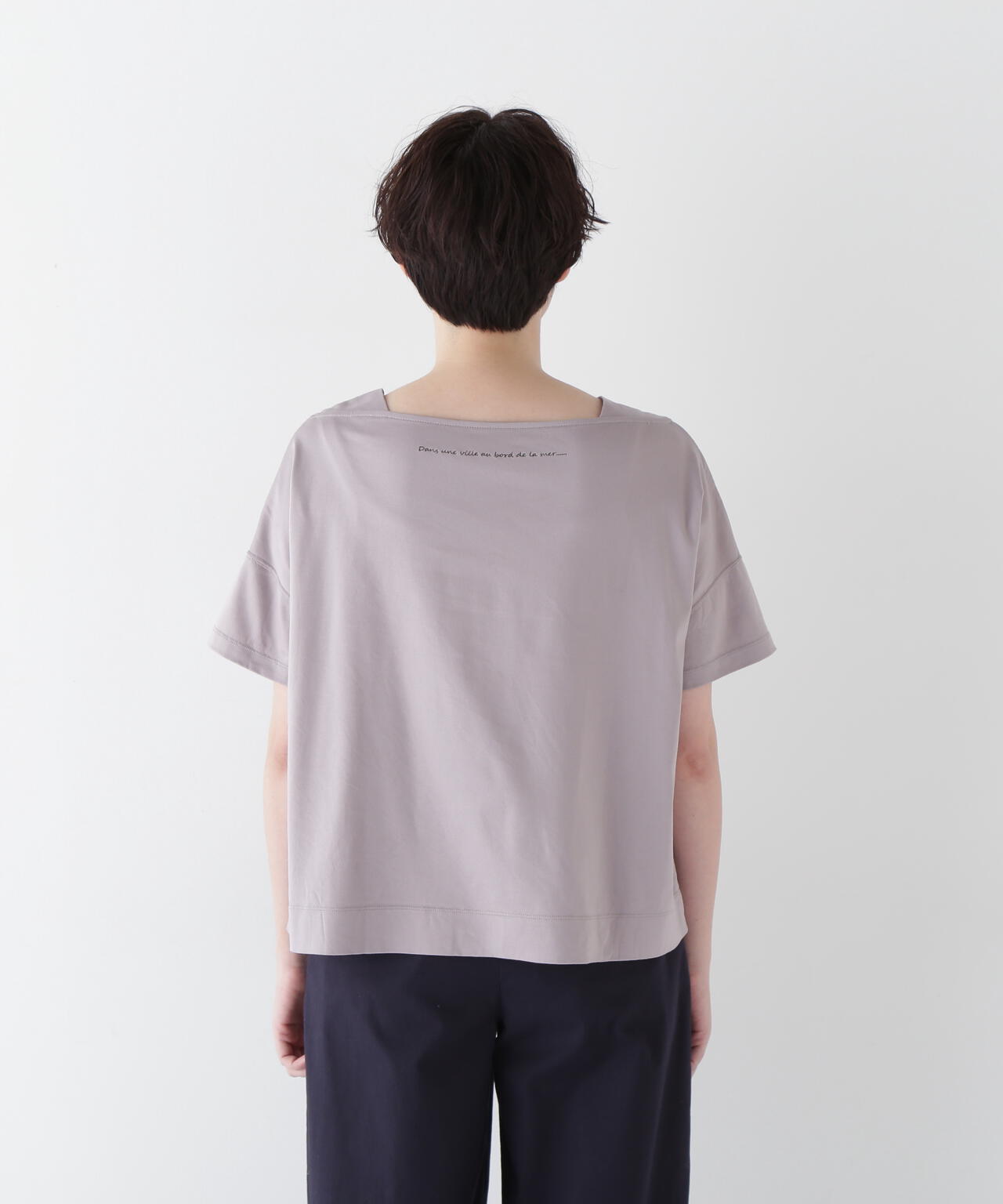 【汗ジミ軽減】バック刺繍ロゴプルオーバー