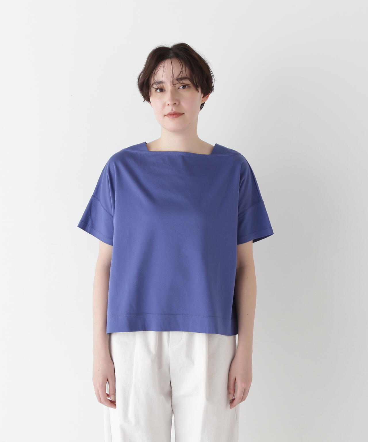 【汗ジミ軽減】バック刺繍ロゴプルオーバー