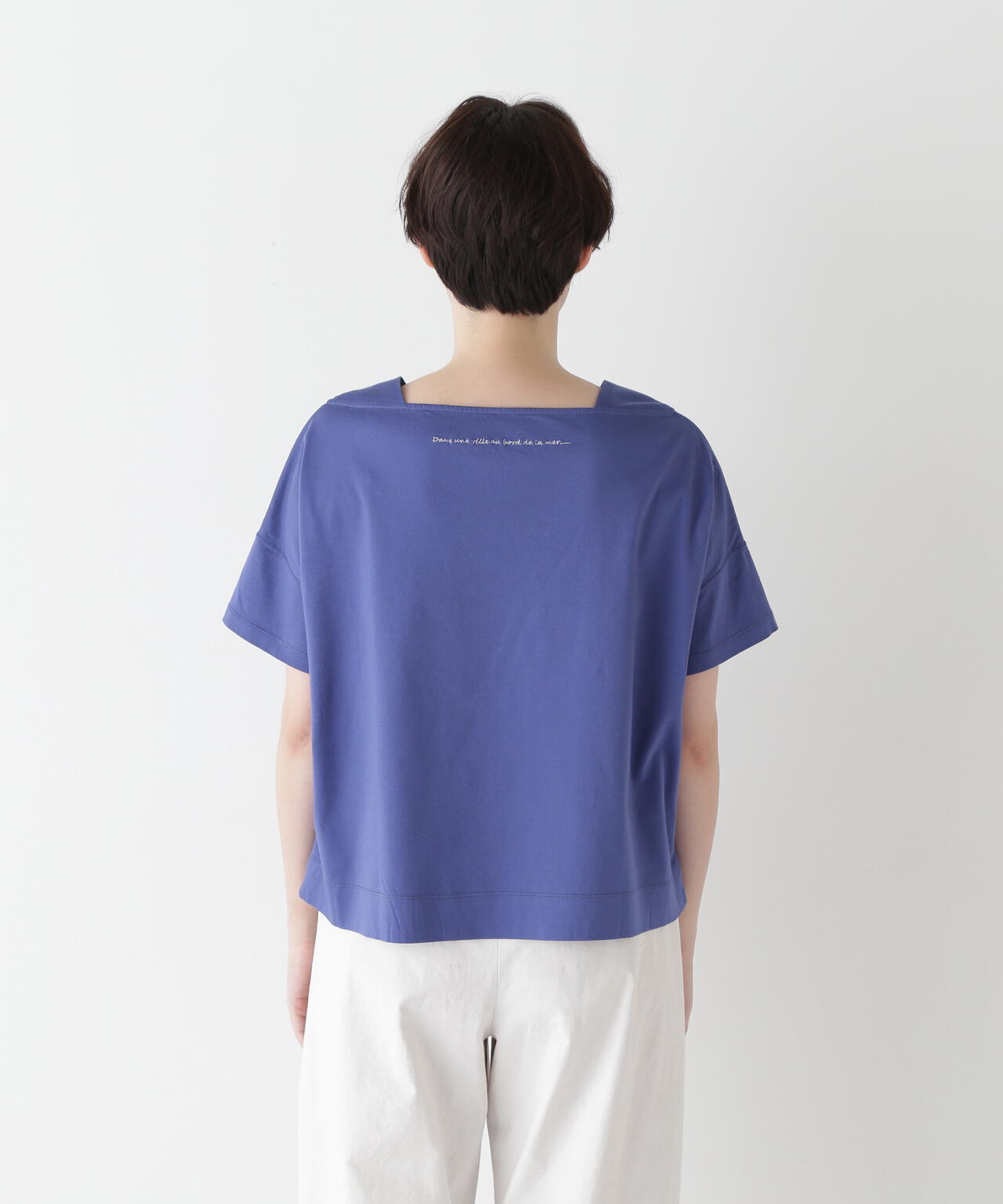 【汗ジミ軽減】バック刺繍ロゴプルオーバー