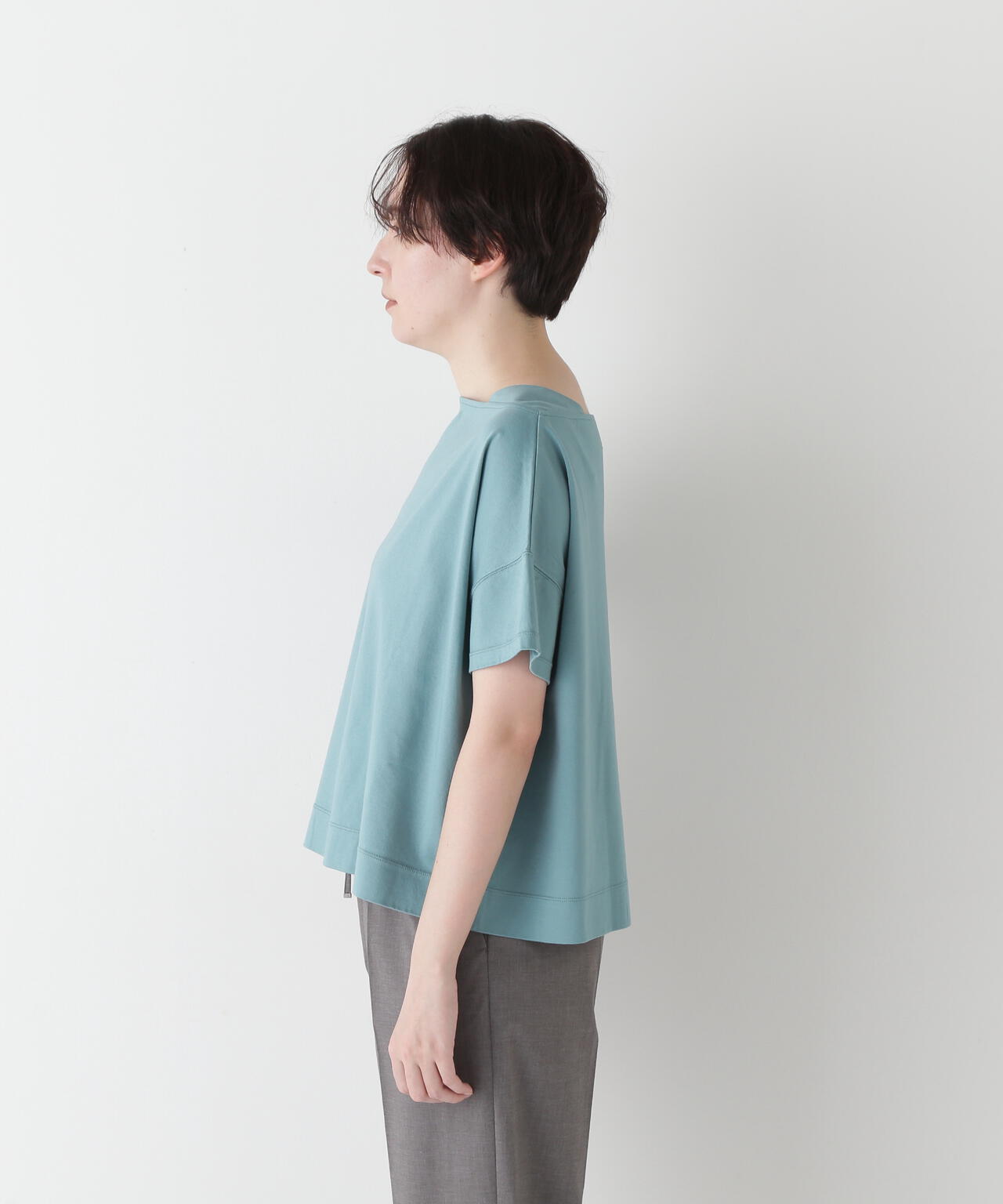 【汗ジミ軽減】バック刺繍ロゴプルオーバー
