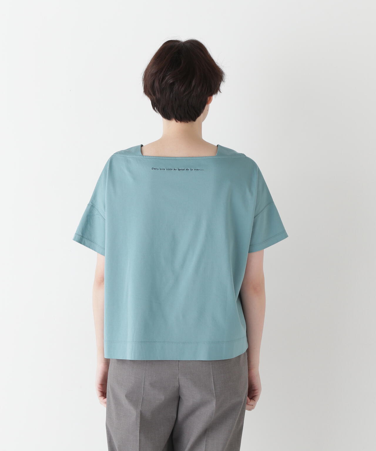 【汗ジミ軽減】バック刺繍ロゴプルオーバー