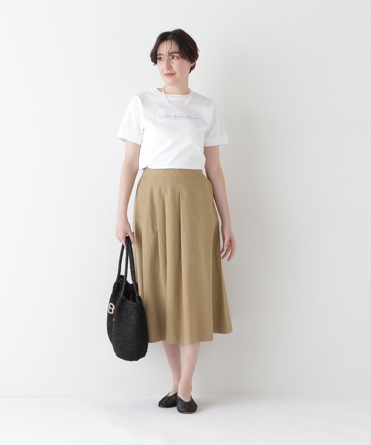 天竺ロゴTシャツ