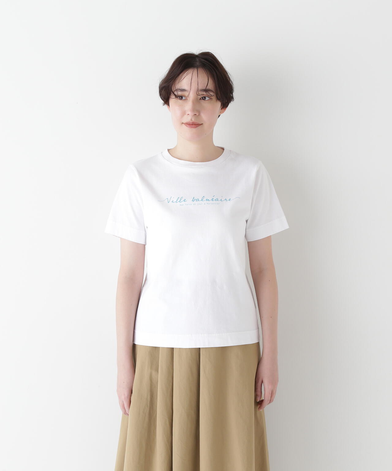 天竺ロゴTシャツ