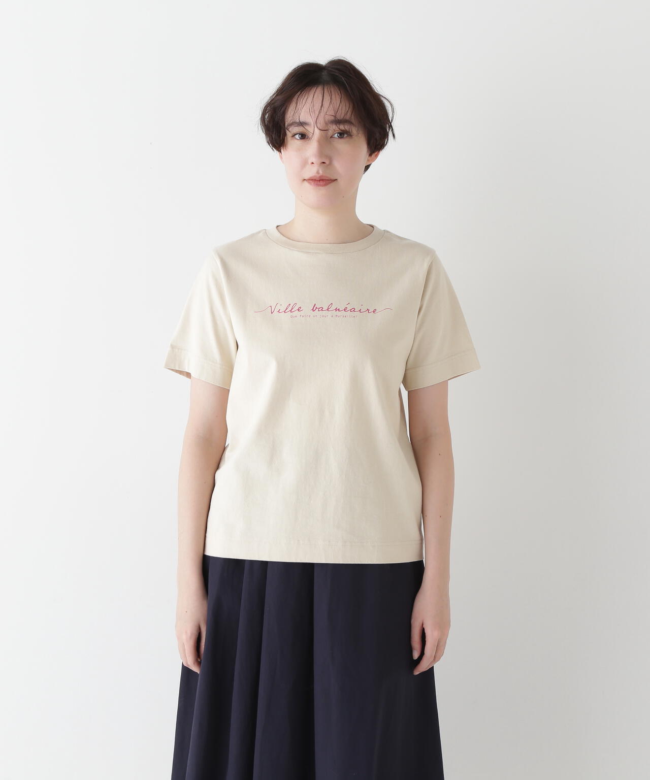 天竺ロゴTシャツ
