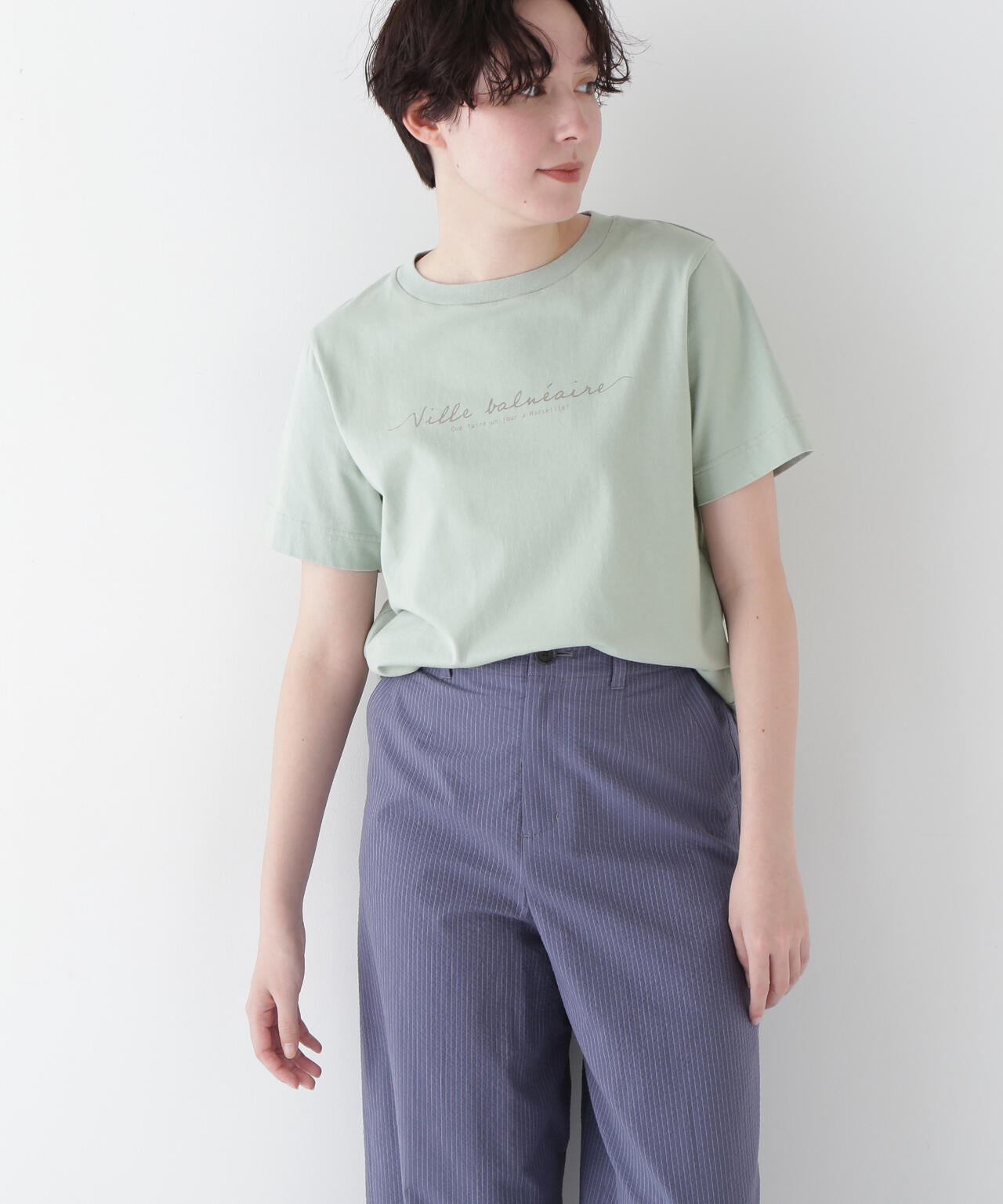 天竺ロゴTシャツ