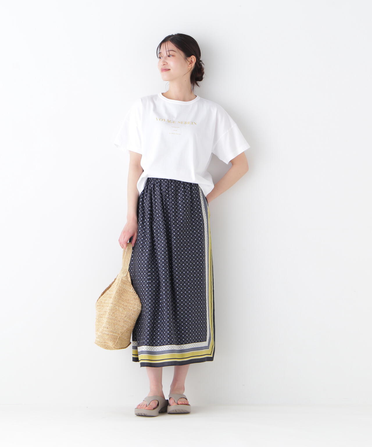 メッセージロゴTシャツ