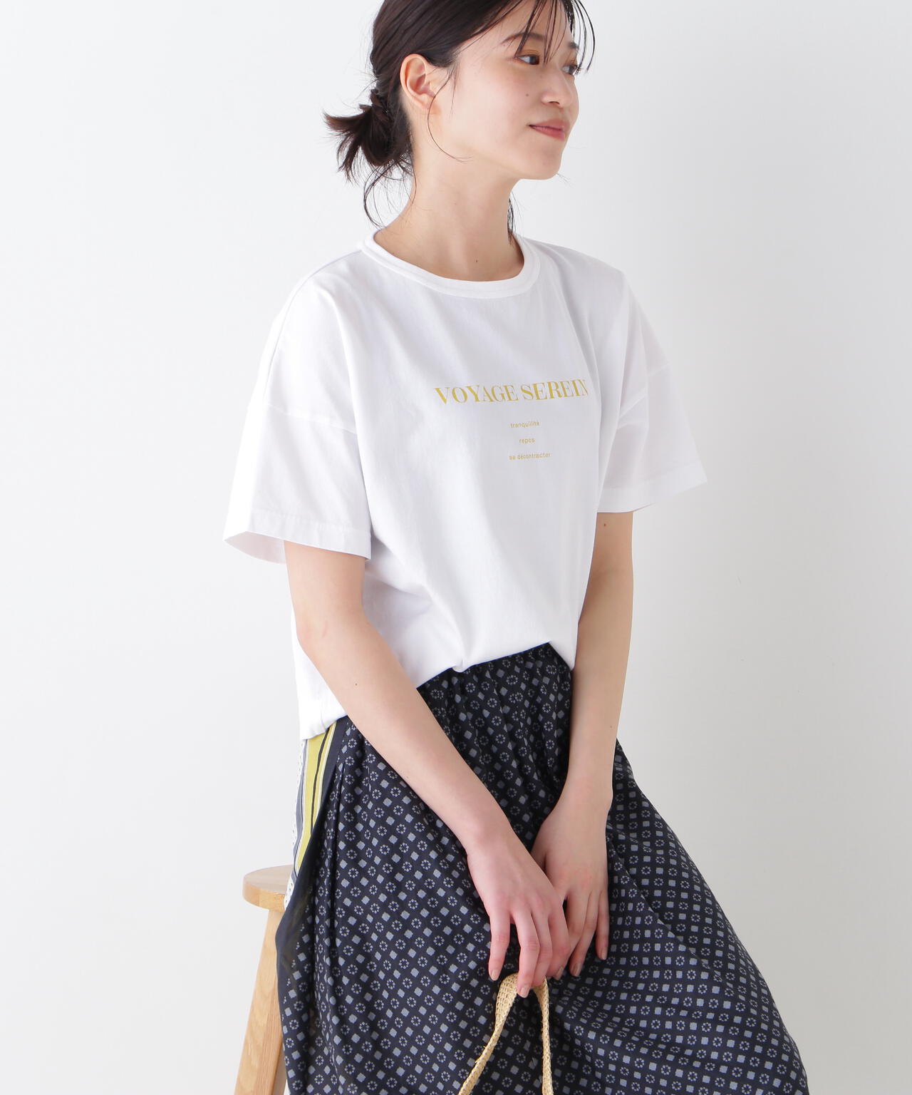 メッセージロゴTシャツ