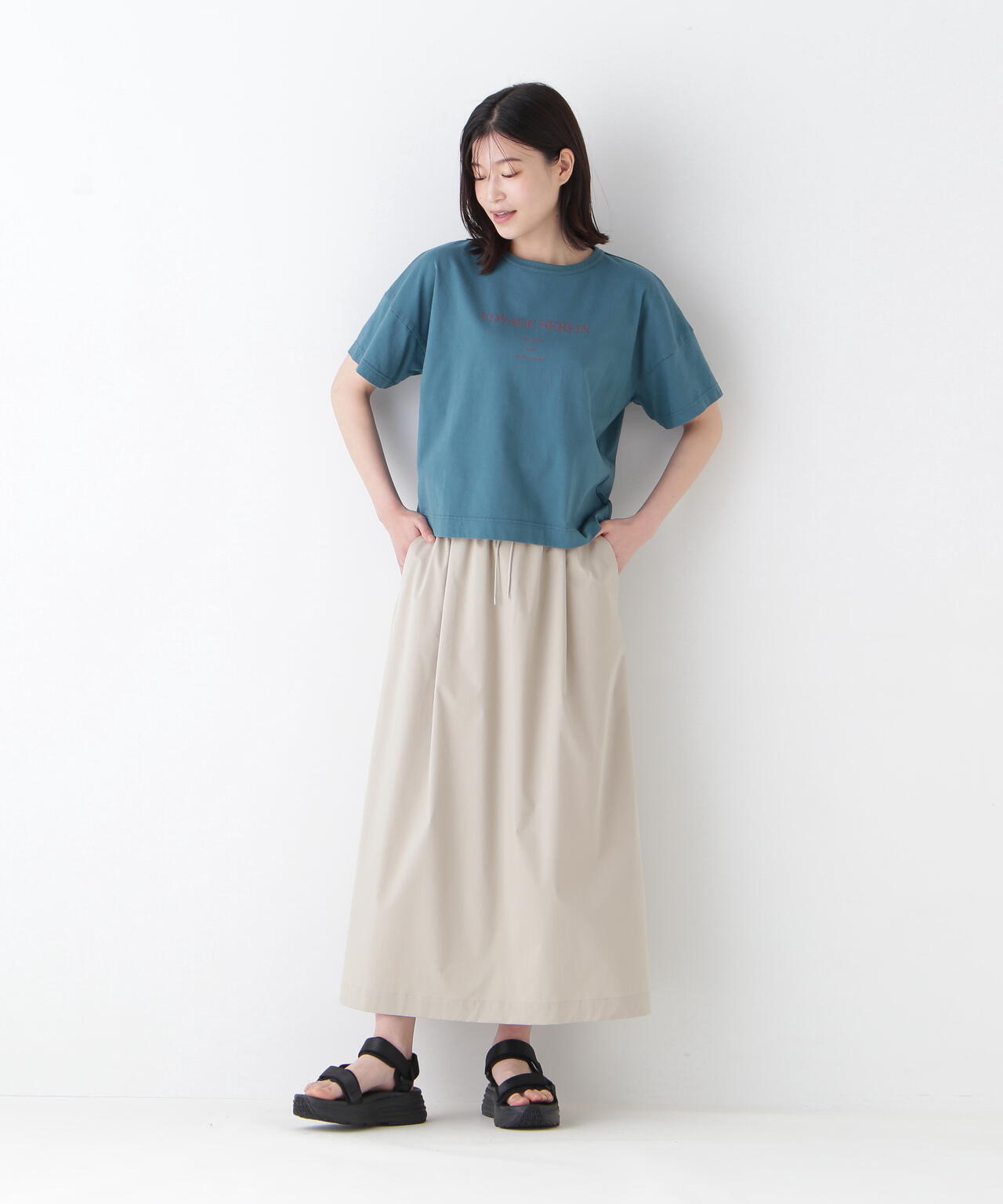 メッセージロゴTシャツ