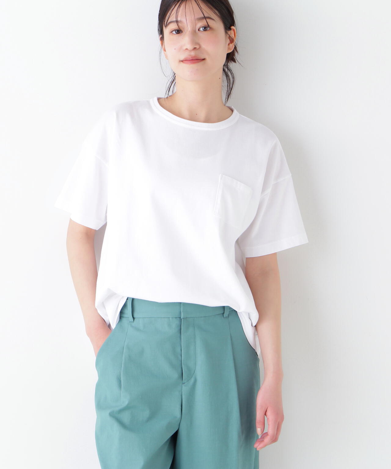 バックロゴポケットTシャツ