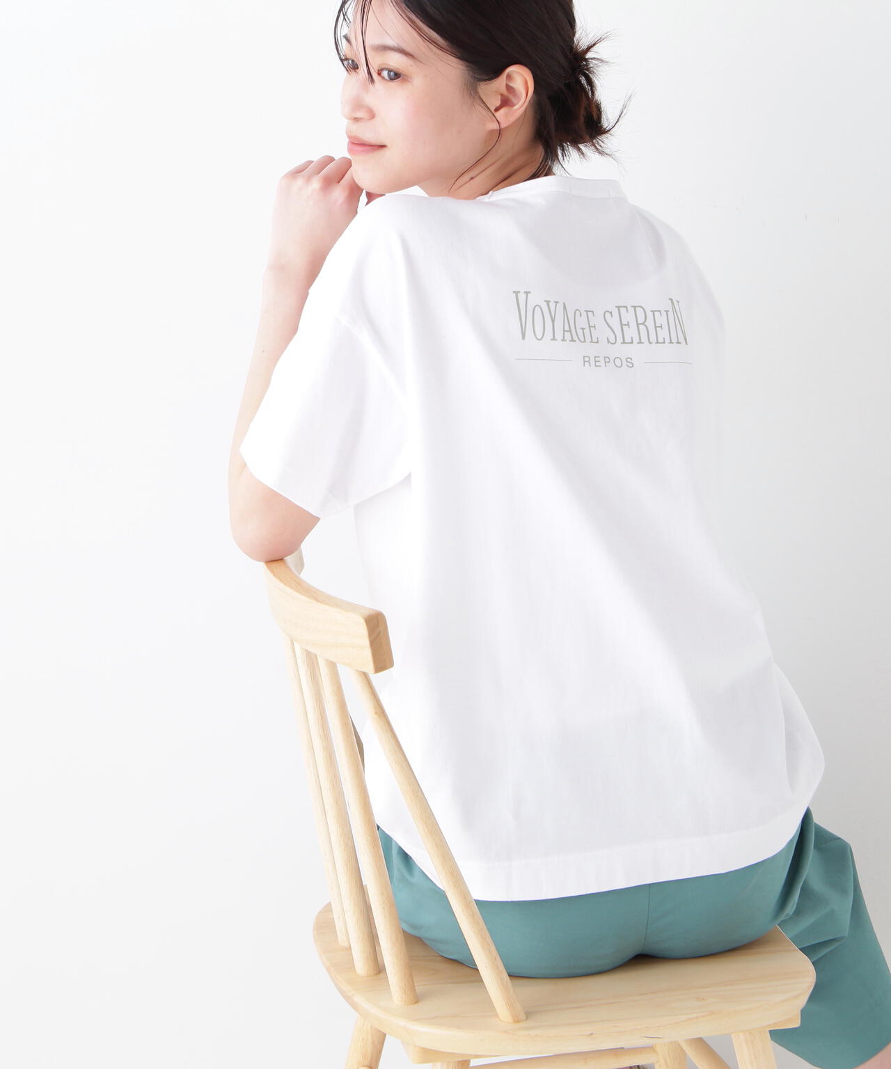 バックロゴポケットTシャツ