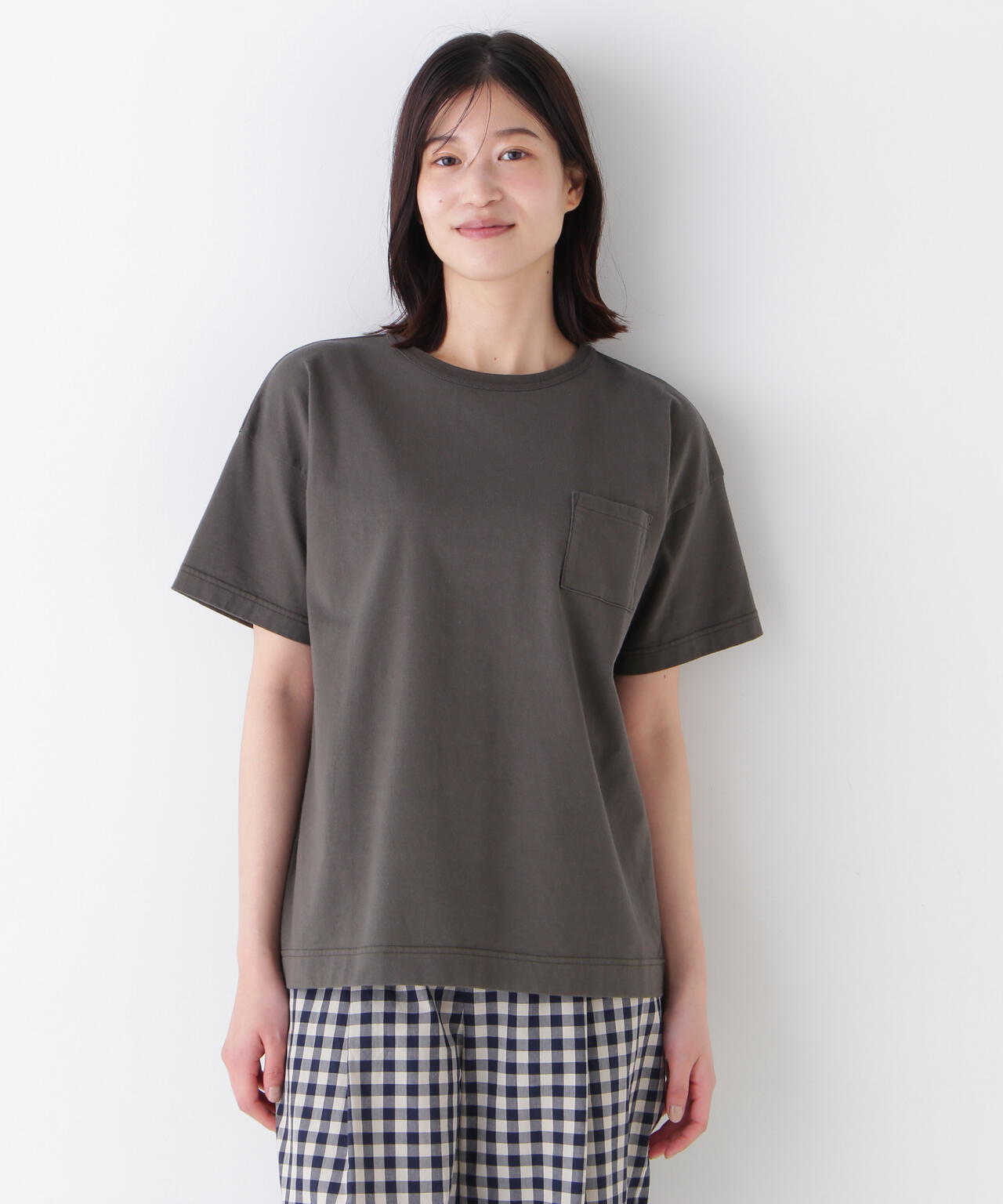 バックロゴポケットTシャツ