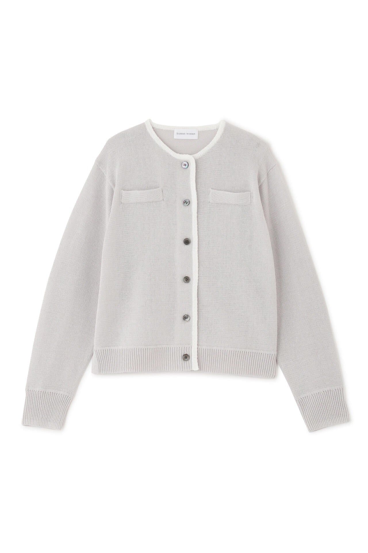 【ウォッシャブル】ミドルゲージギマカーディガン