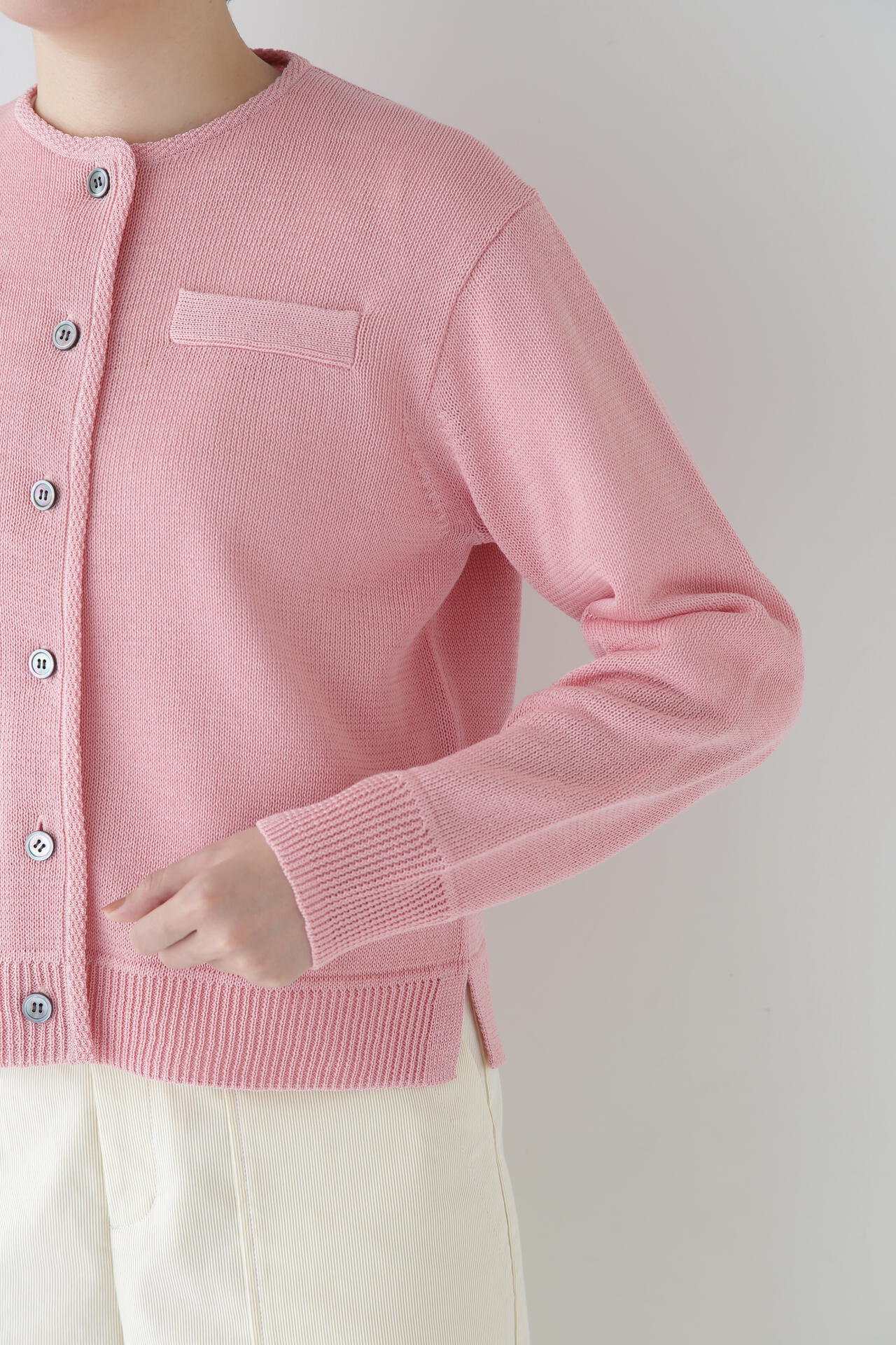 【ウォッシャブル】ミドルゲージギマカーディガン