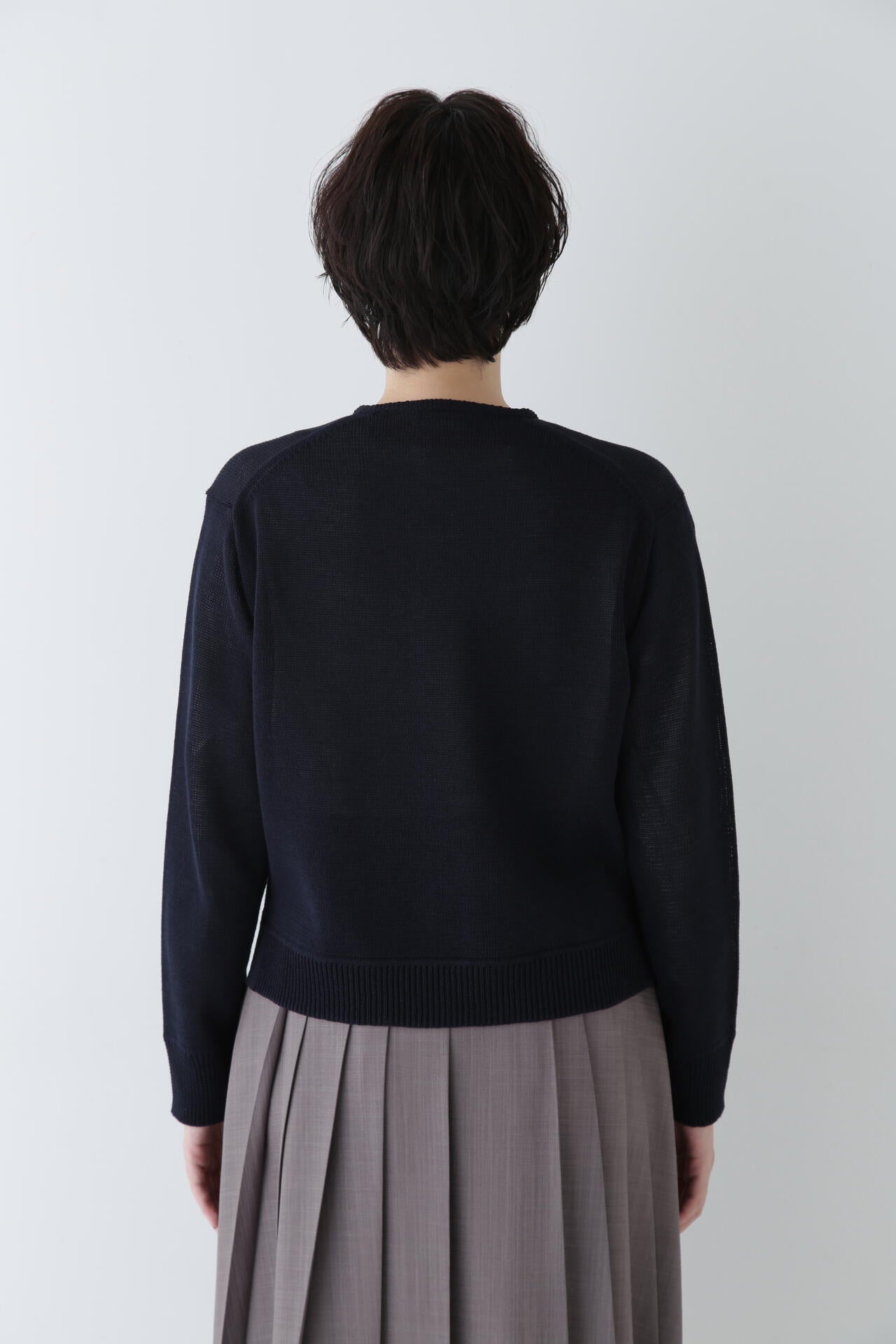 【ウォッシャブル】ミドルゲージギマカーディガン