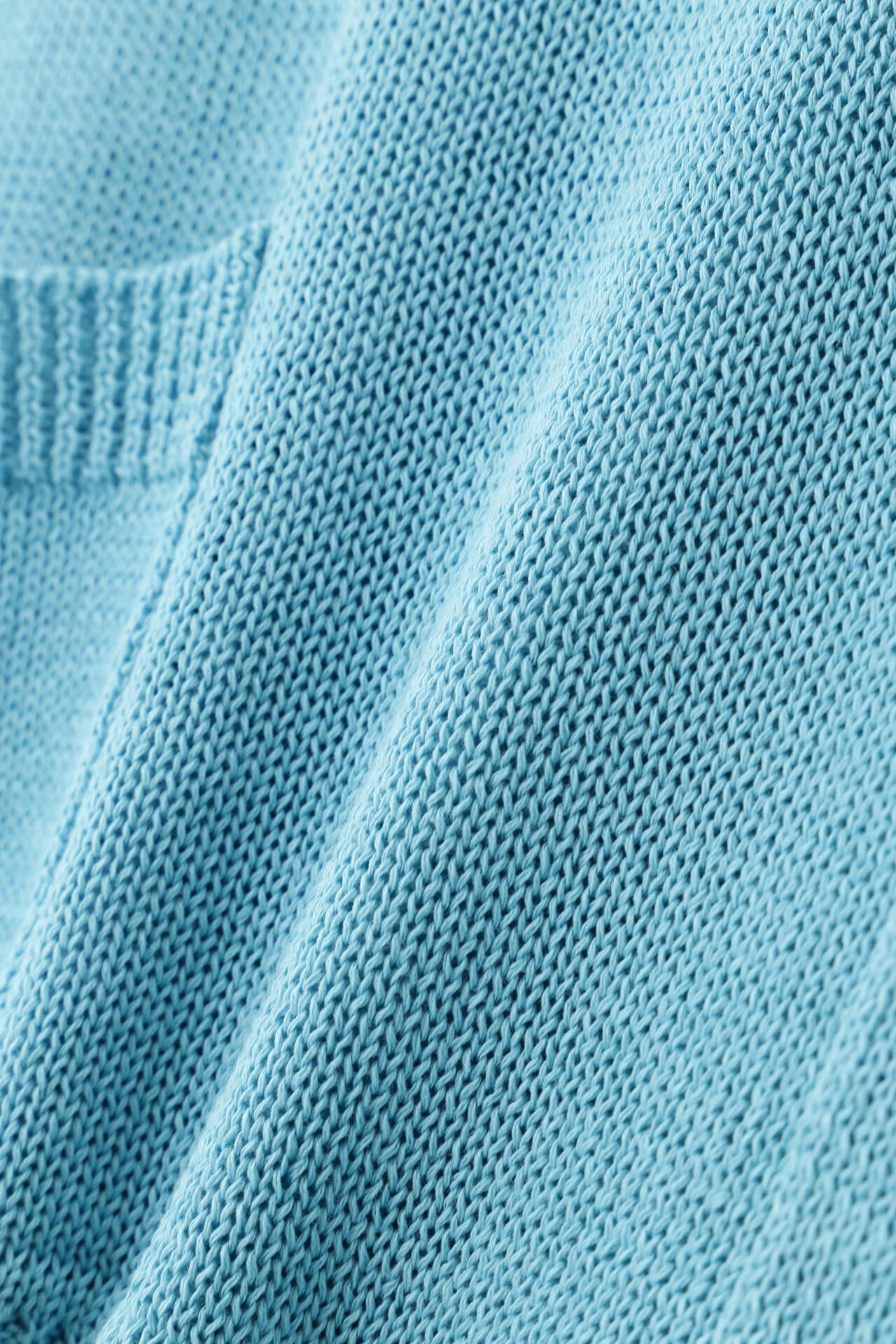 【ウォッシャブル】ミドルゲージギマポケット付プルオーバー