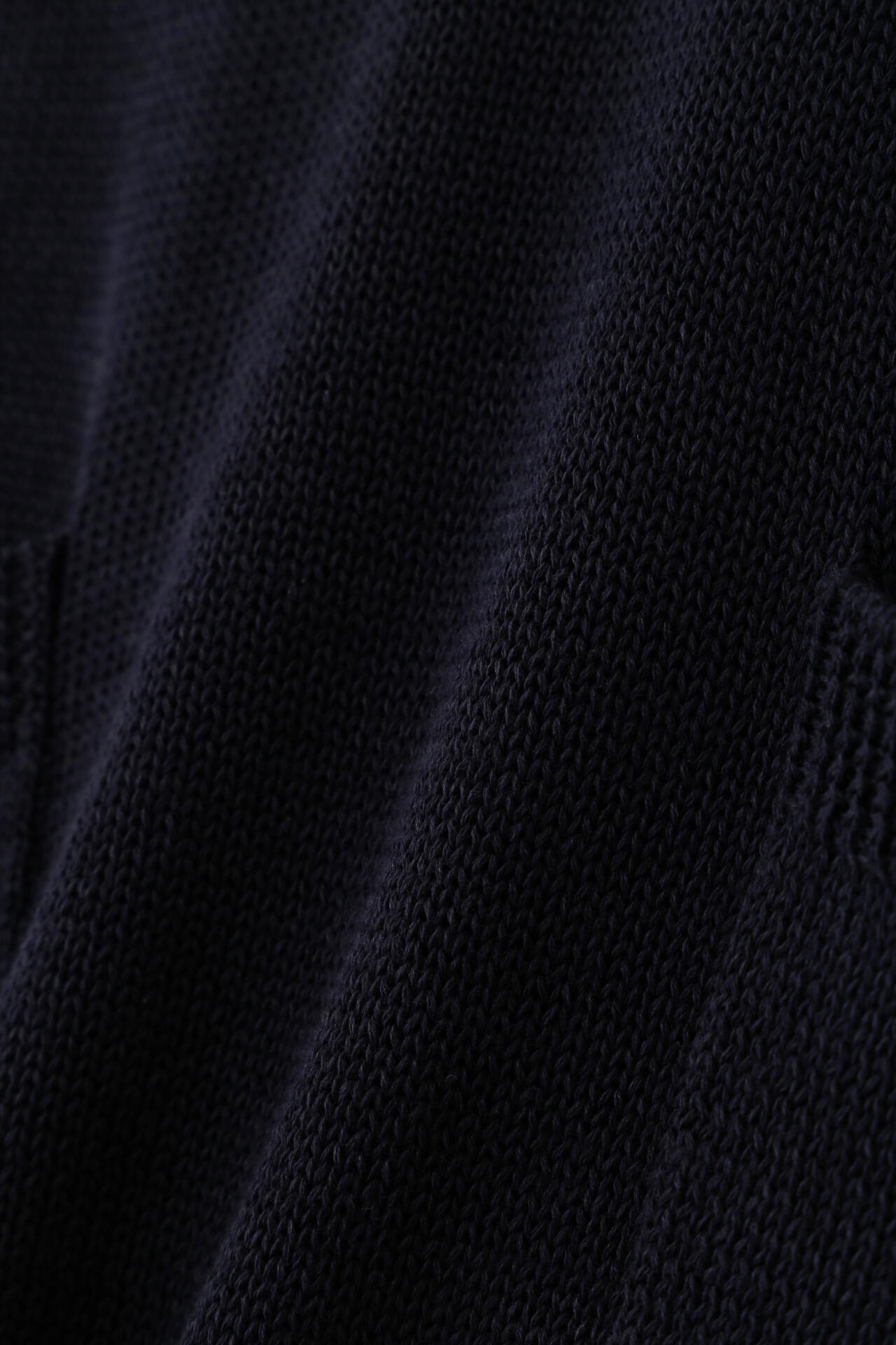 【ウォッシャブル】ミドルゲージギマポケット付プルオーバー