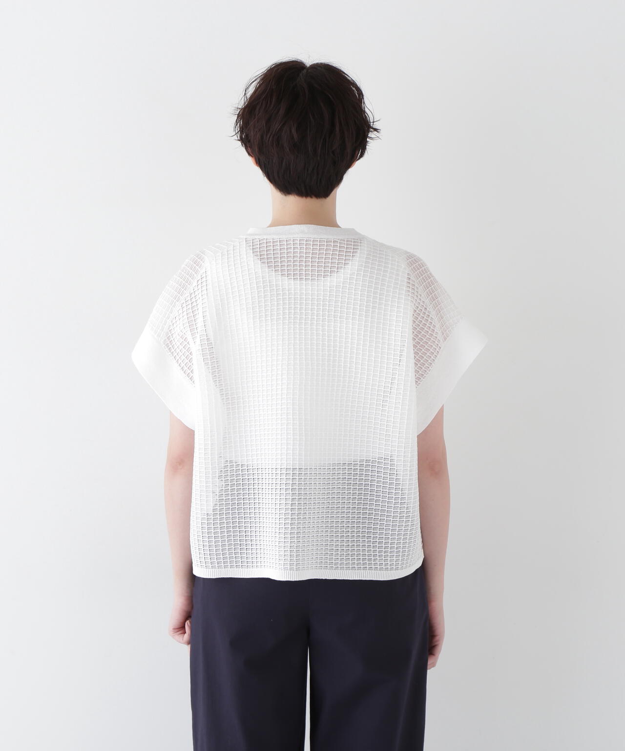【ウォッシャブル】【WEB・一部店舗限定】コットンポリエステルシアーチェックスキッパー
