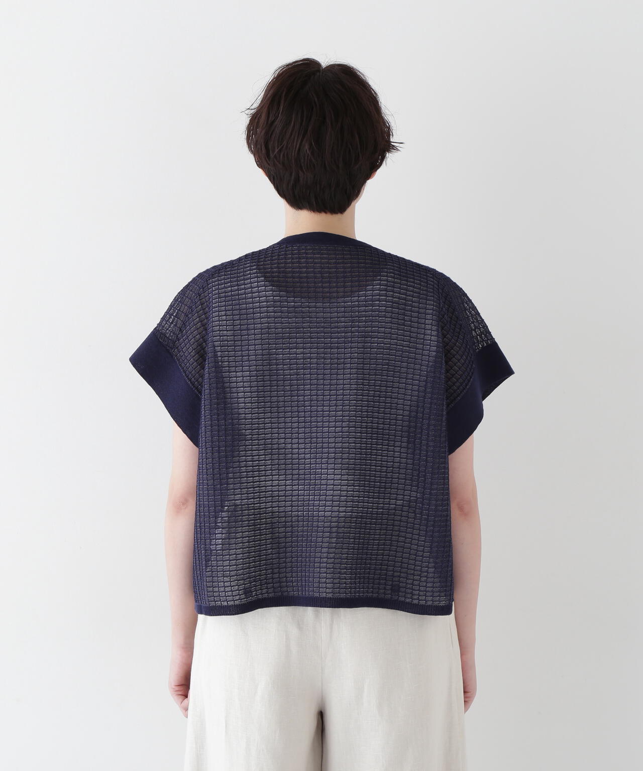 【ウォッシャブル】【WEB・一部店舗限定】コットンポリエステルシアーチェックスキッパー