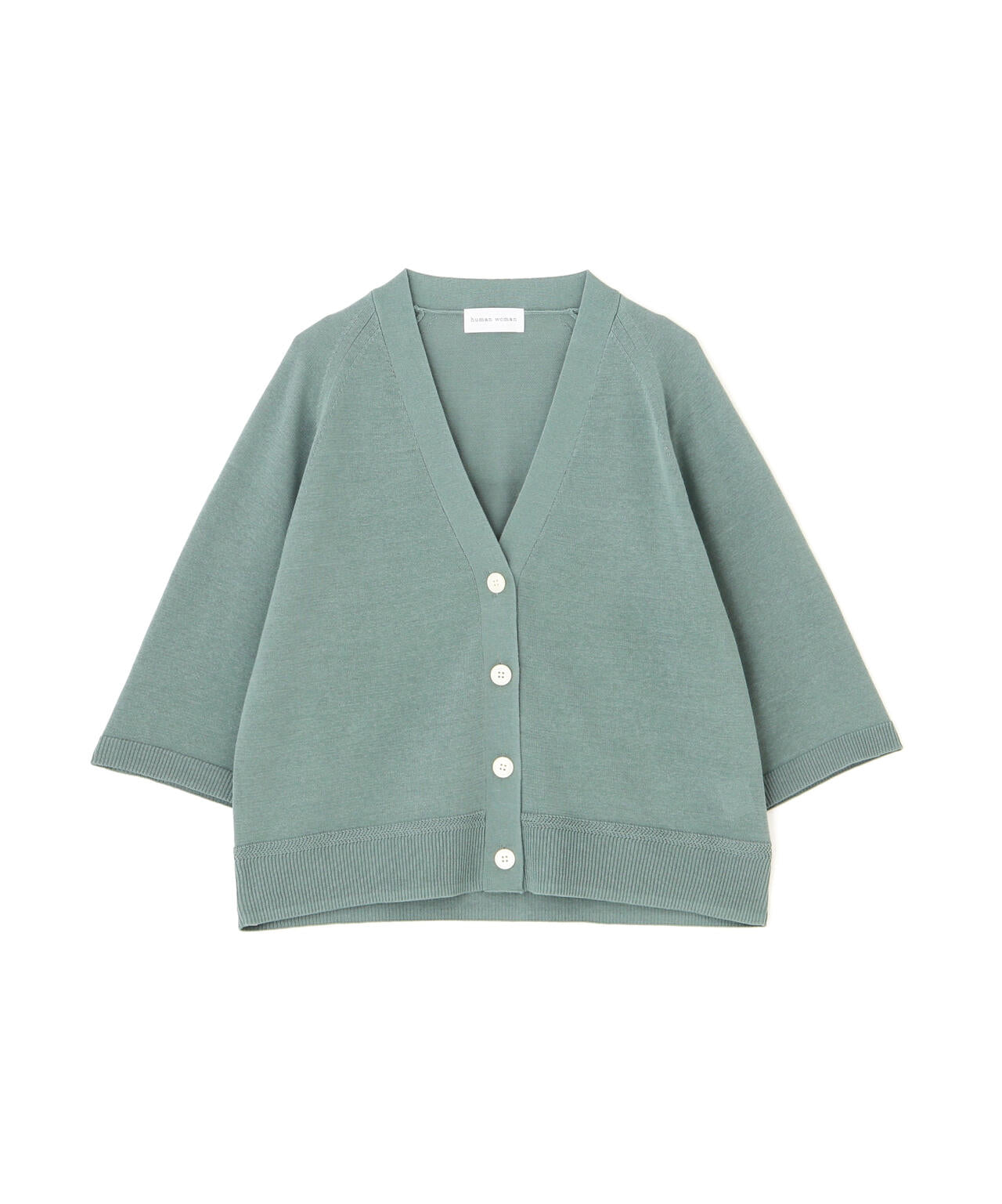 【ウォッシャブル】ハイゲージギマラグランVカーデ