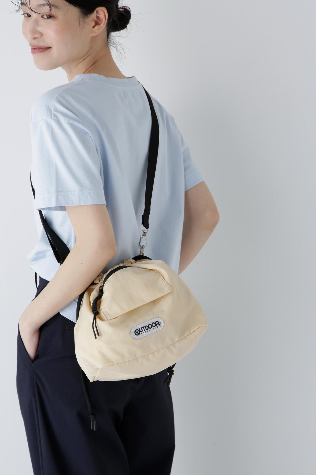 【WEB限定カラー】【OUTDOOR PRODUCTS コラボ】巾着BAG