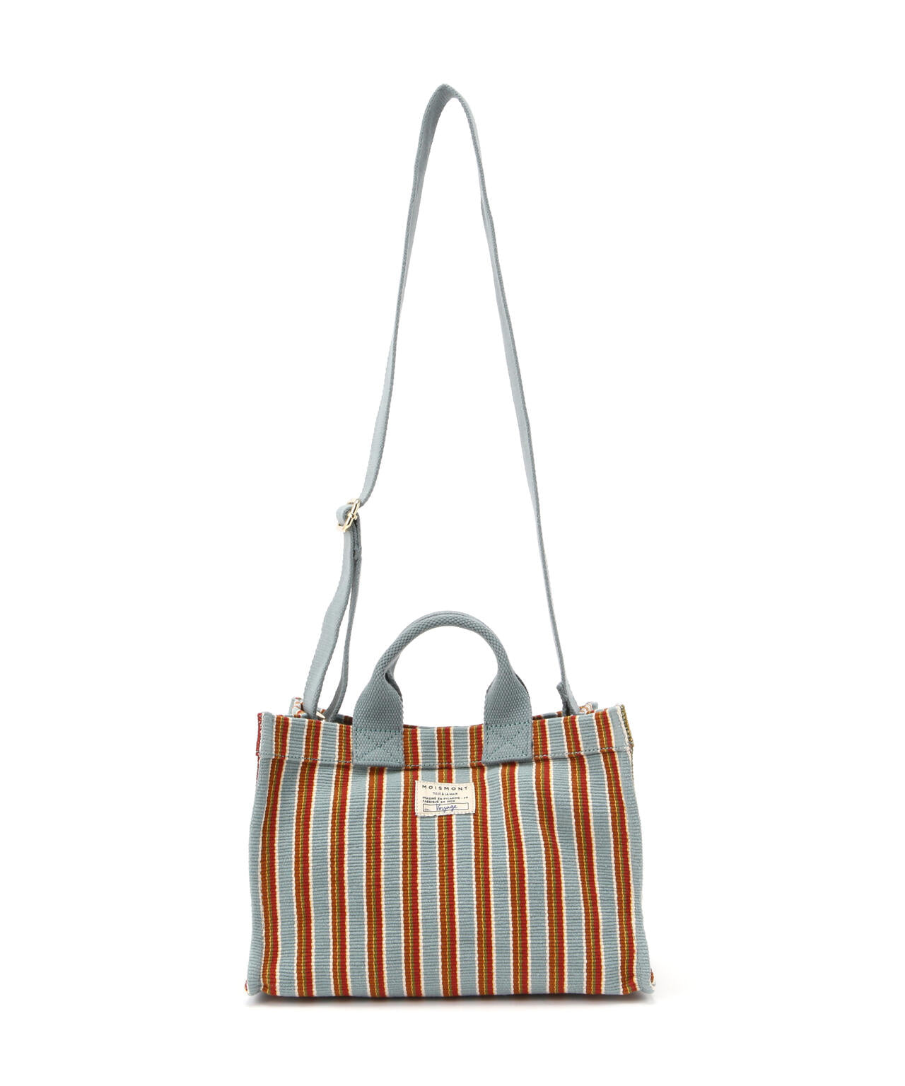 【WEB限定カラー】【MOISMONT】ストライプトートバッグ
