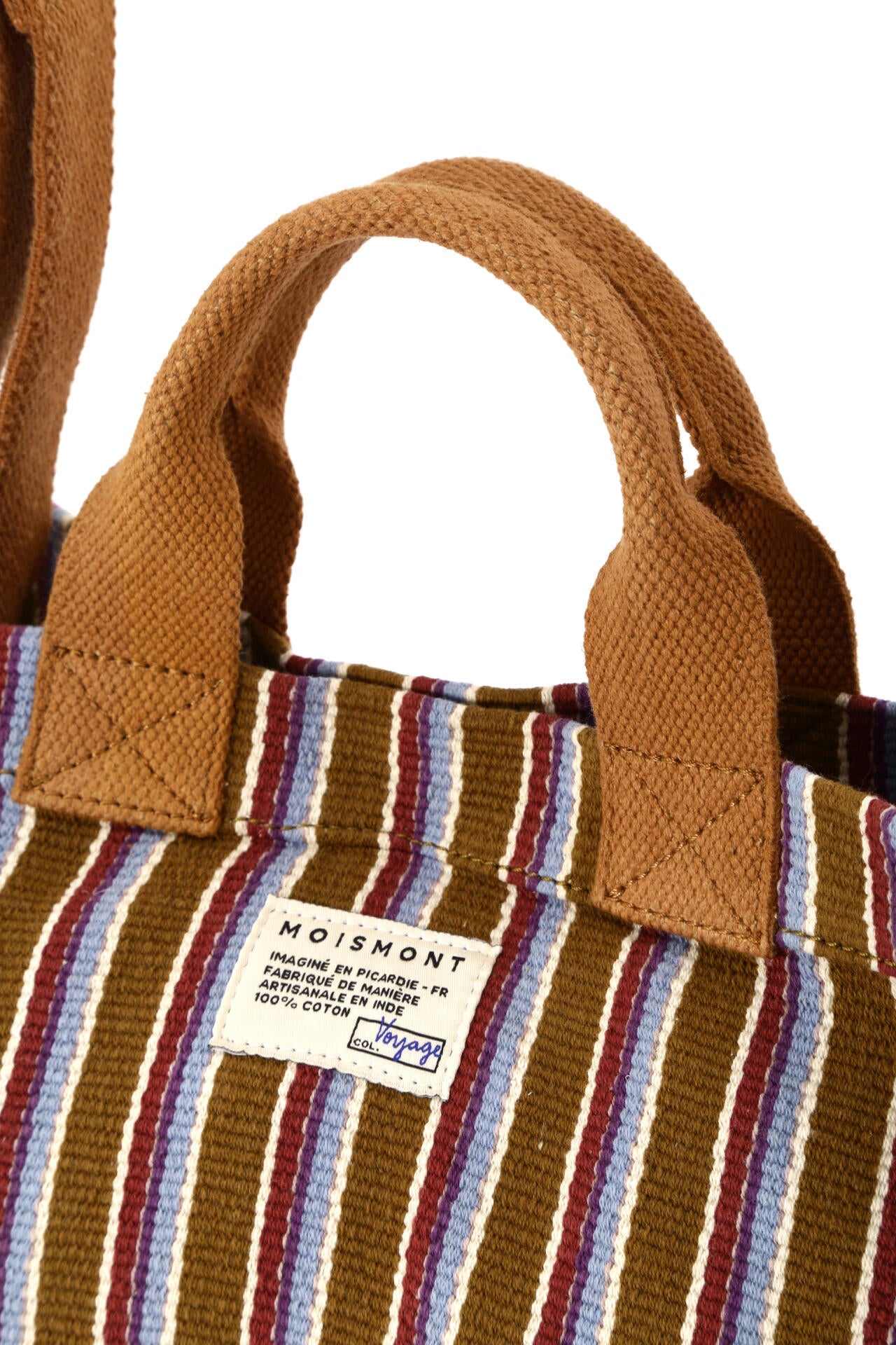 【WEB限定カラー】【MOISMONT】ストライプトートバッグ
