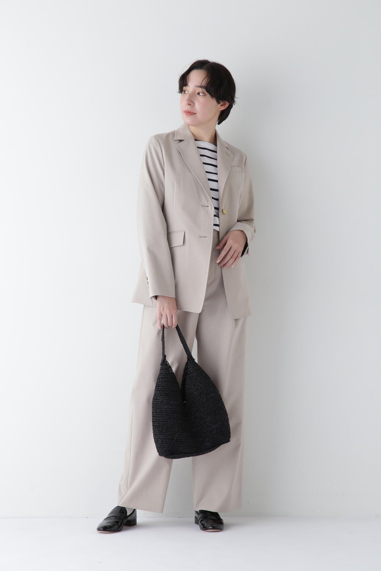 【toca】ラフィアバッグ