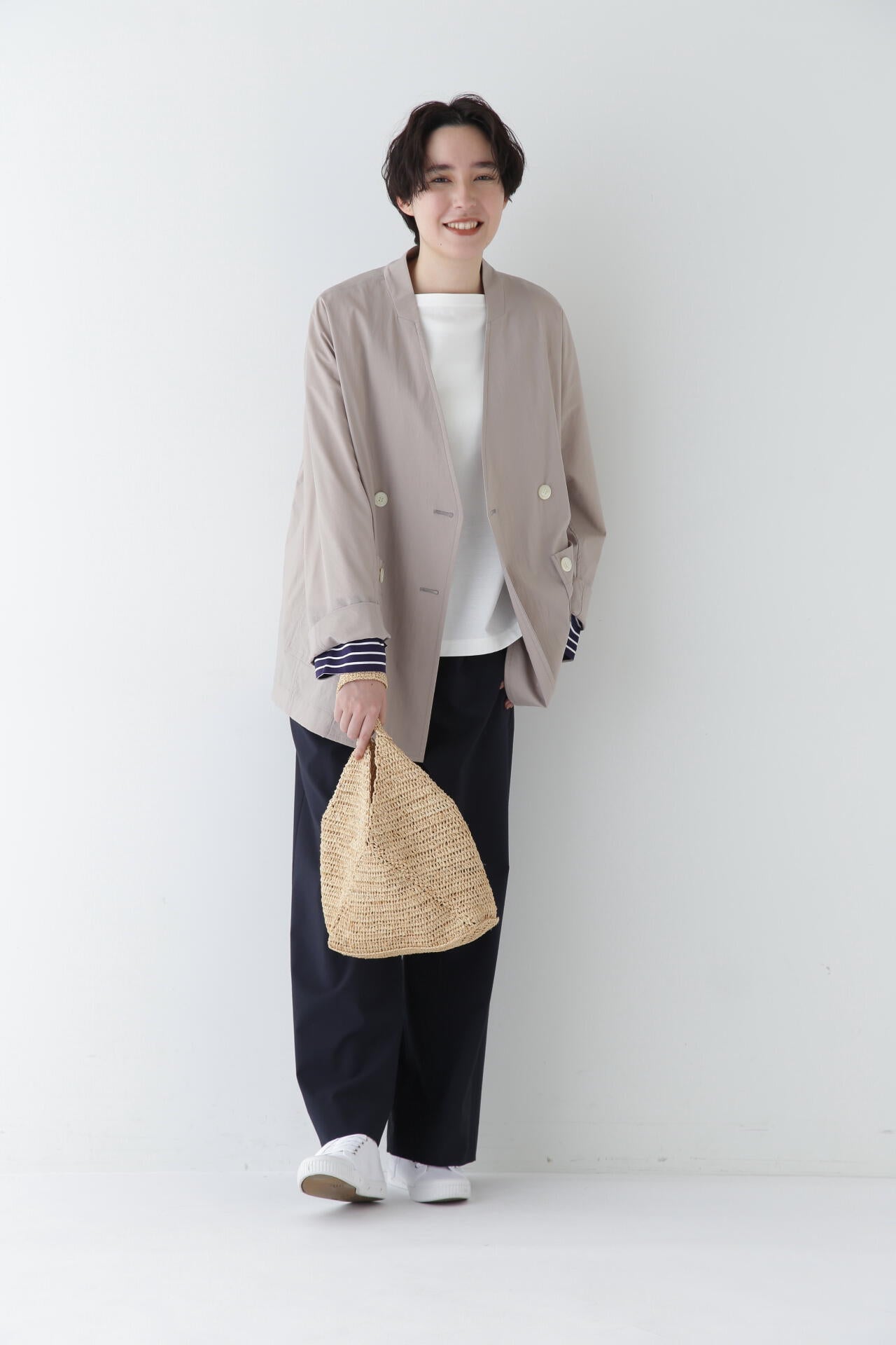 【toca】ラフィアバッグ