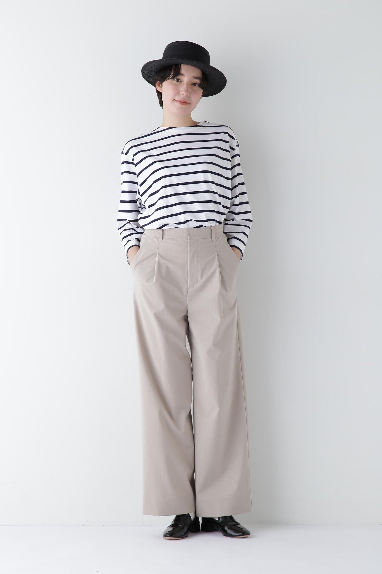 【p cnq】ストローハット