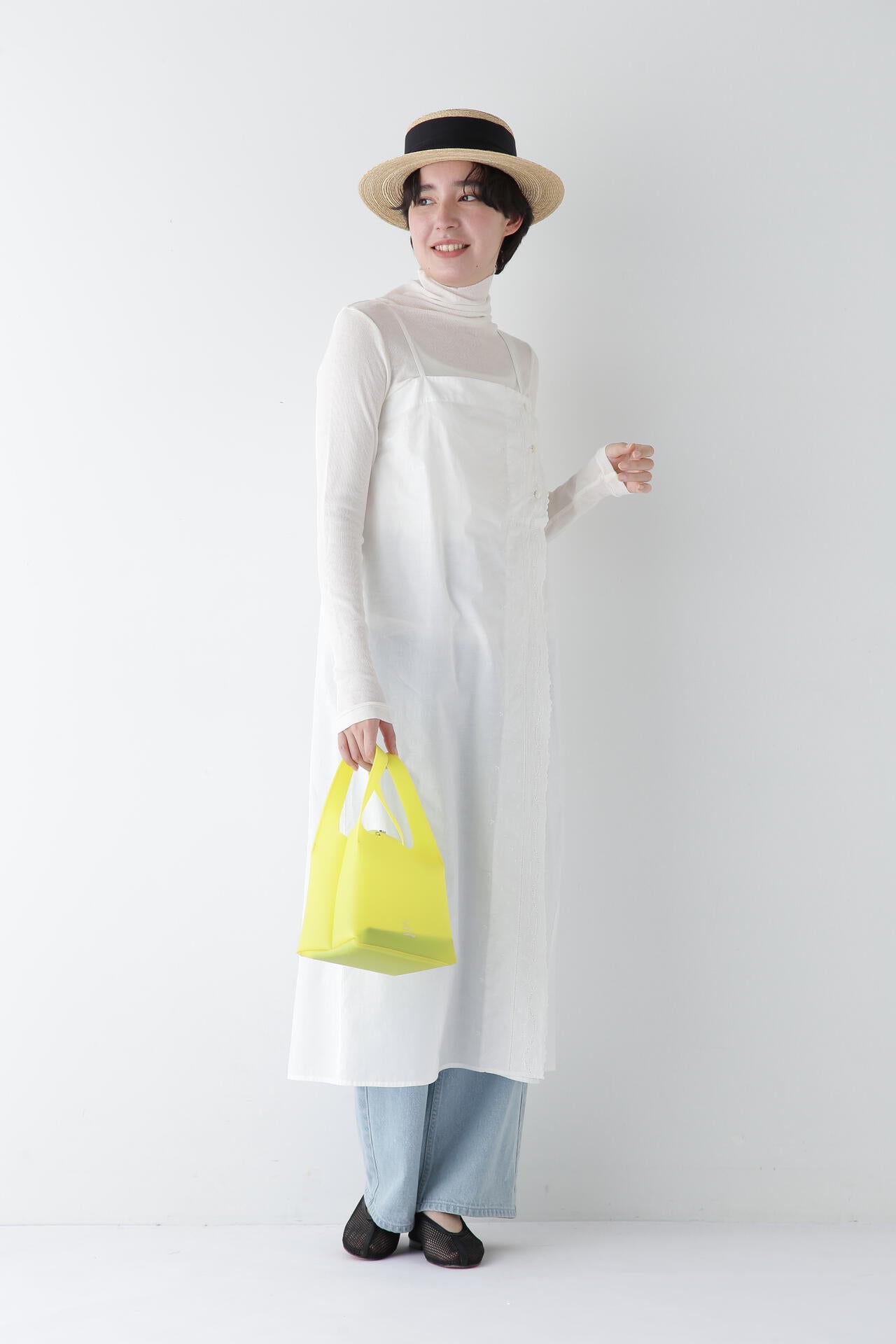 【p cnq】ストローハット