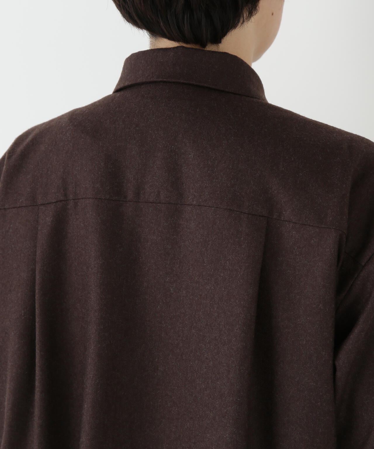 ライトフラノウォッシャブルシャツ