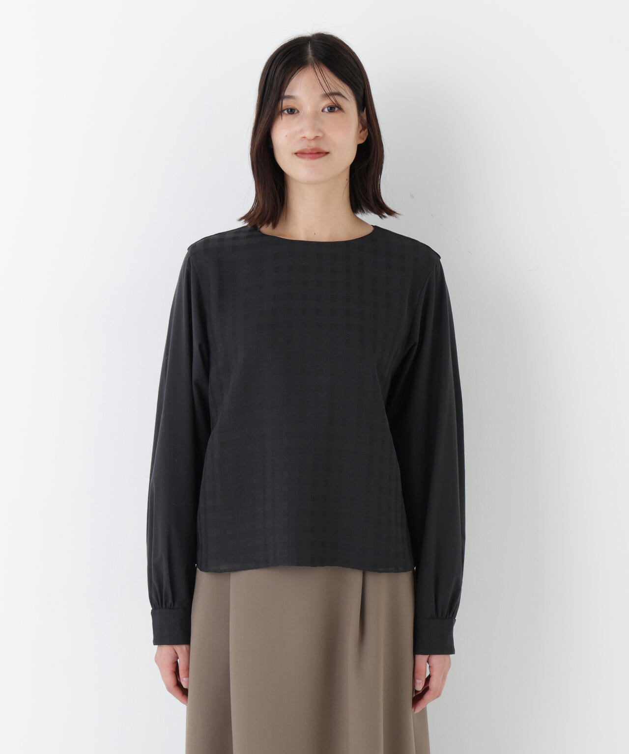 ≪洗える≫レースドッキングプルオーバー