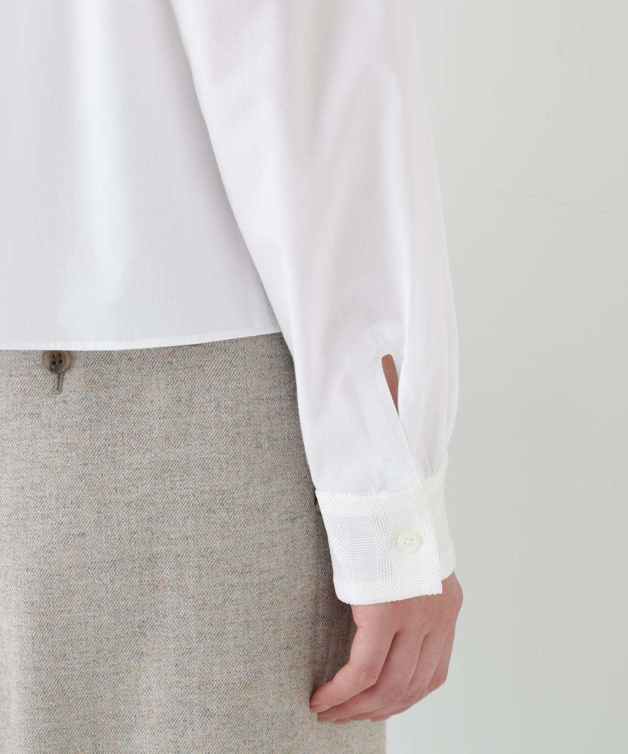 ≪洗える≫レースドッキングプルオーバー