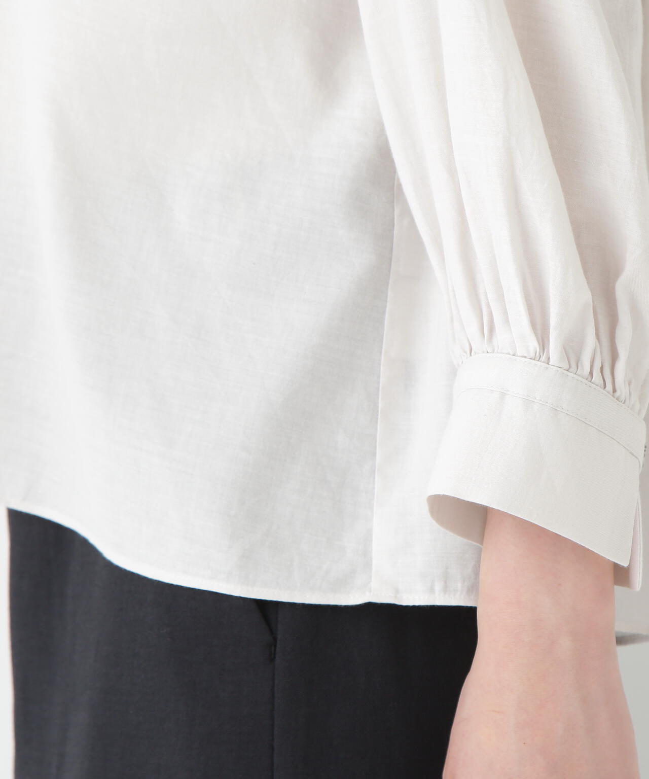 綿シルクスキッパーブラウス