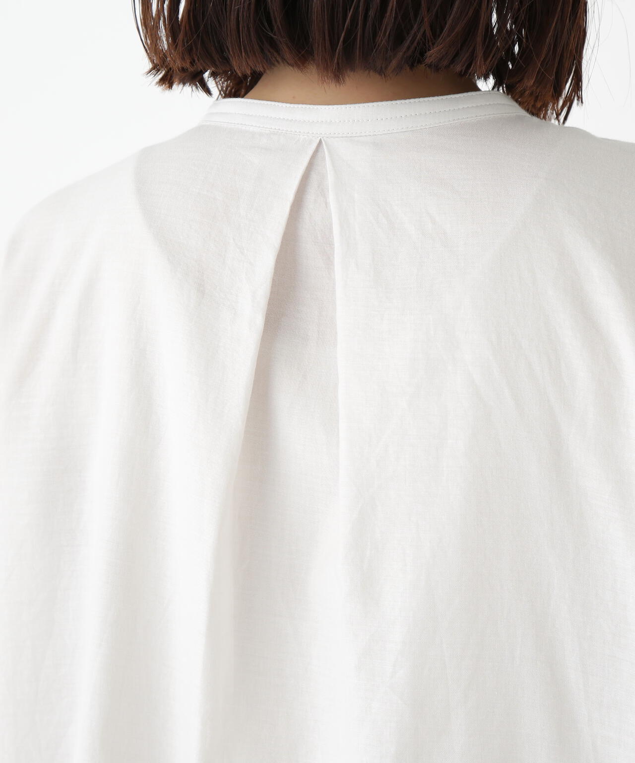 綿シルクスキッパーブラウス