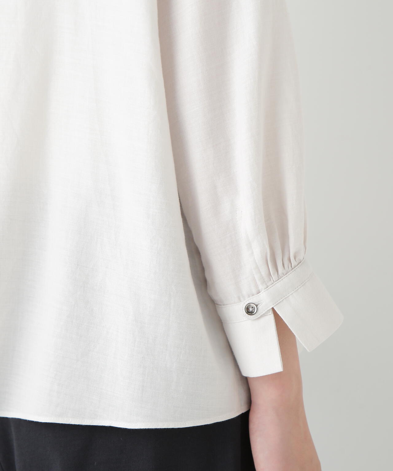 綿シルクスキッパーブラウス