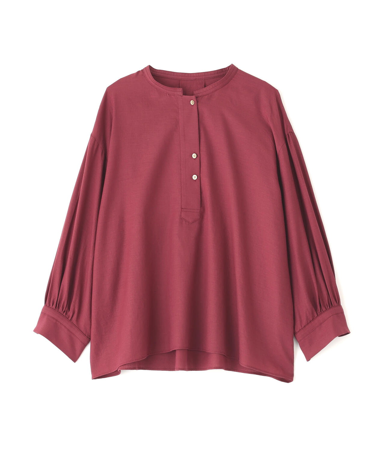 綿シルクスキッパーブラウス