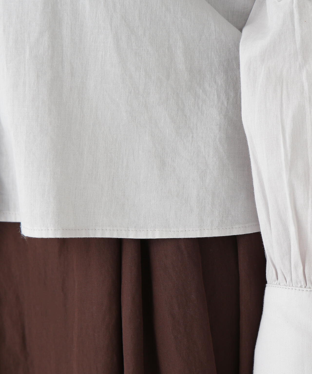 インドコットンボイルアップリケブラウス