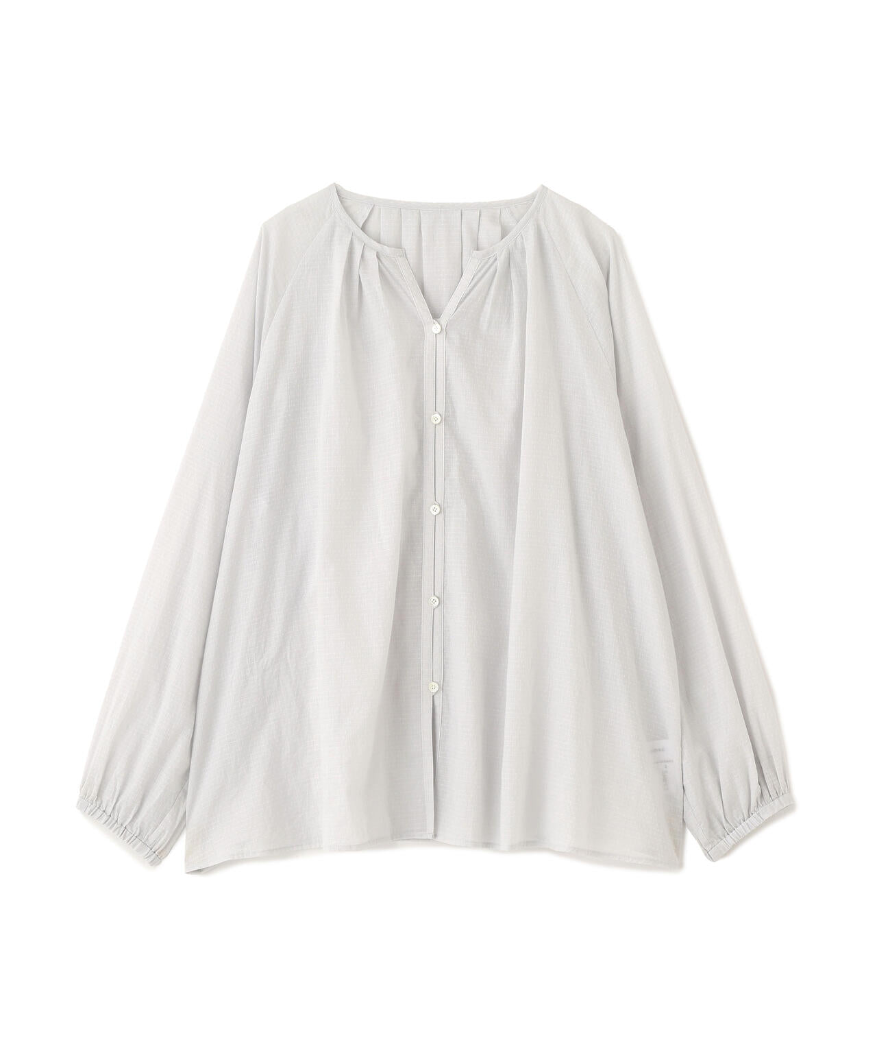 ダイヤドットギャザーブラウス